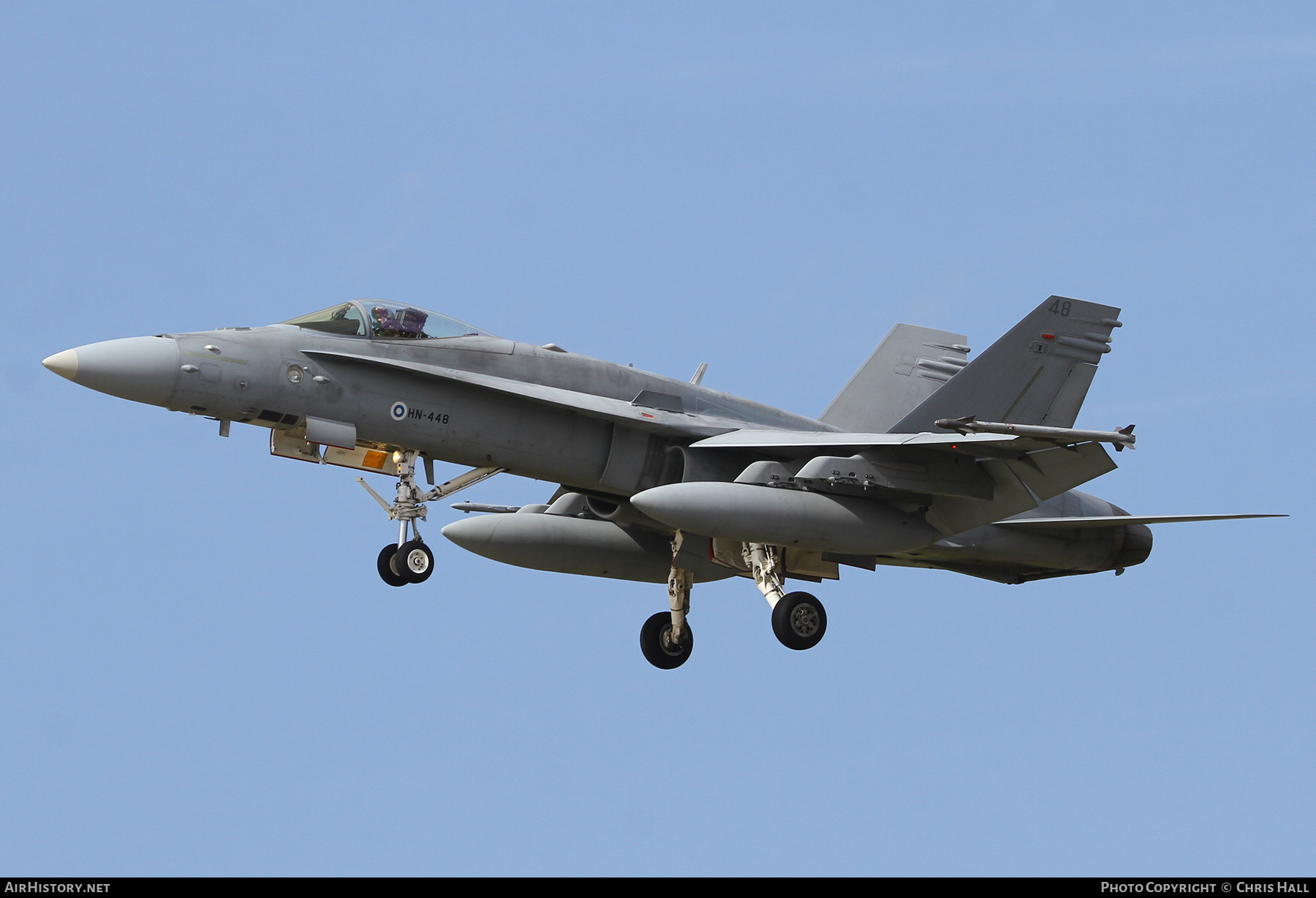 Aircraft Photo of HN-448 | McDonnell Douglas F/A-18C Hornet | Finland - Air Force | AirHistory.net #561532