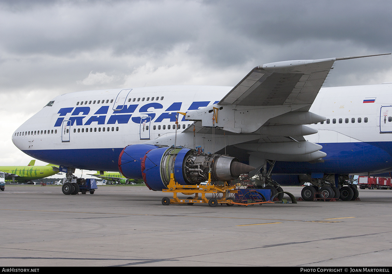 Aircraft Photo of VP-BGU | Boeing 747-346 | Transaero Airlines | AirHistory.net #561559