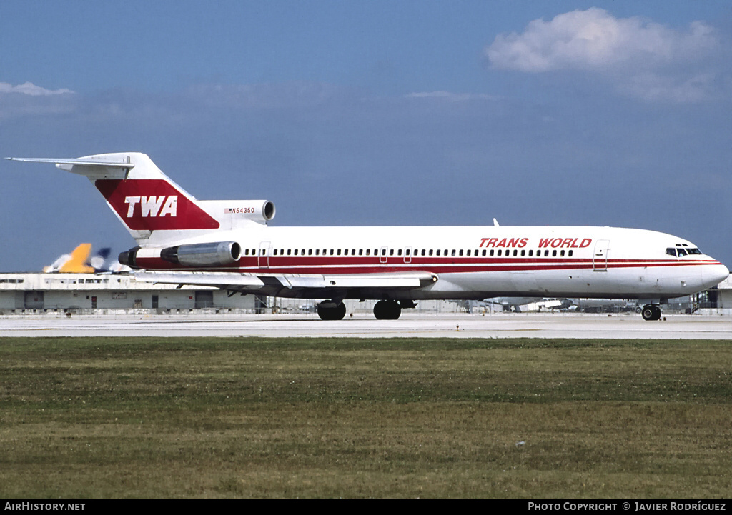 Aircraft Photo of N54350 | Boeing 727-231/Adv | Trans World Airlines - TWA | AirHistory.net #561573