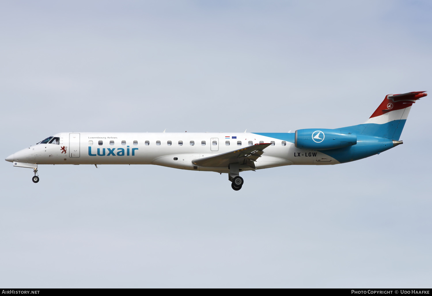 Aircraft Photo of LX-LGW | Embraer ERJ-145LU (EMB-145LU) | Luxair | AirHistory.net #561582
