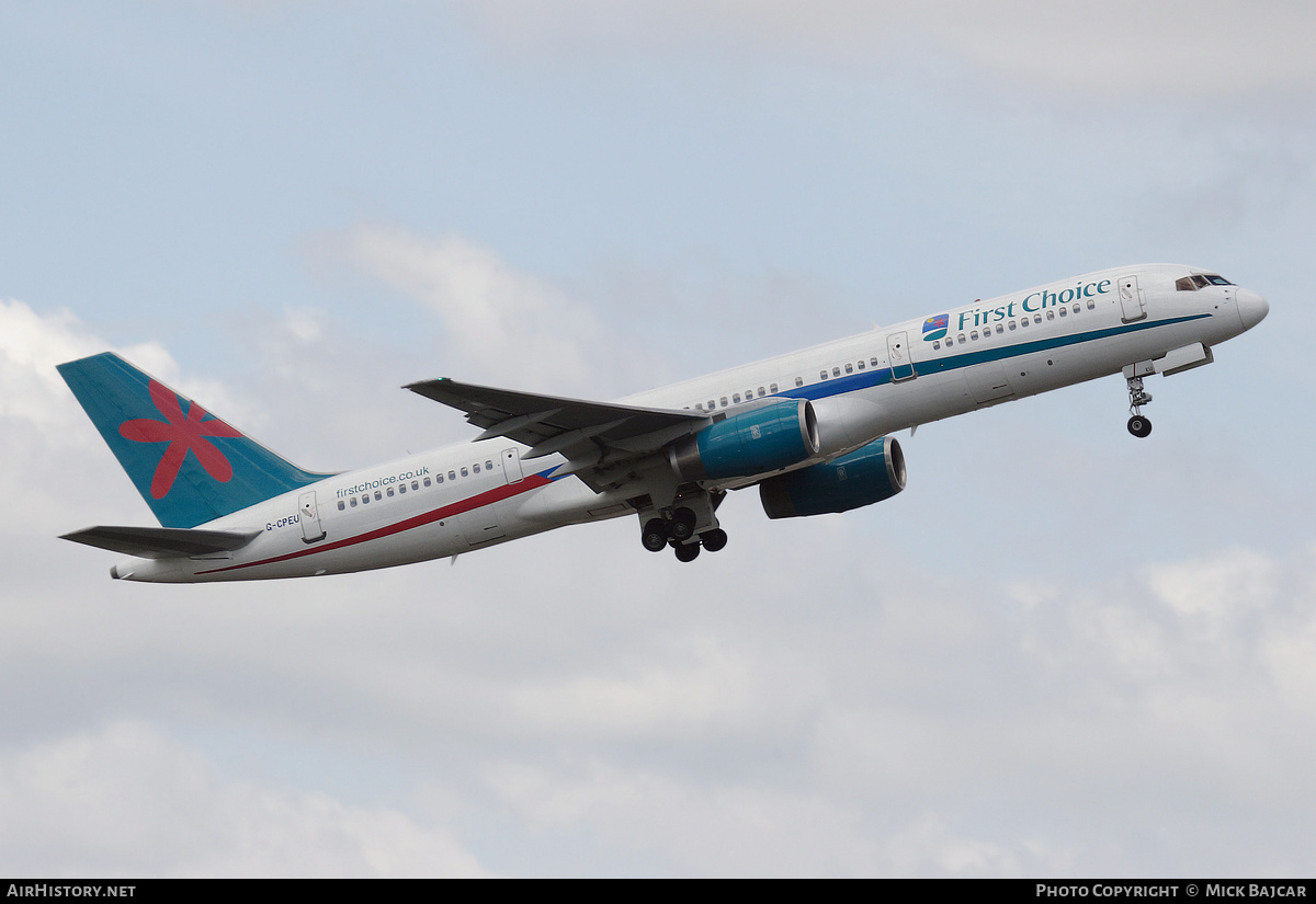 Aircraft Photo of G-CPEU | Boeing 757-236 | First Choice Airways | AirHistory.net #561679