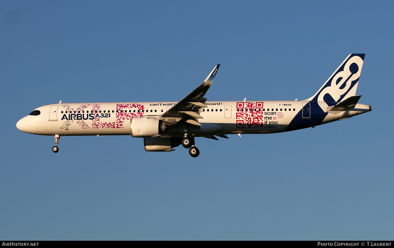 Aircraft Photo of F-WWAB | Airbus A321-251NY | Airbus | AirHistory.net #561689