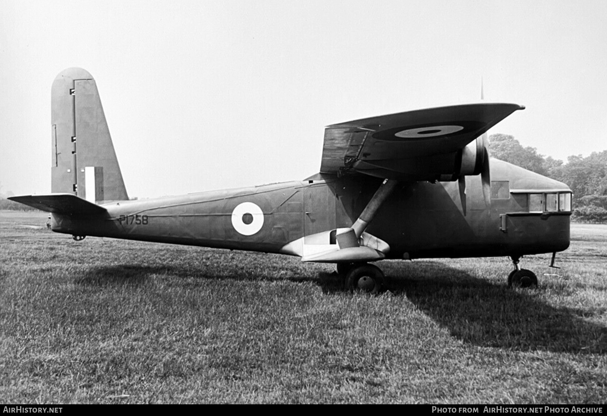 Aircraft Photo of P1758 | General Aircraft GAL-38 Fleet Shadower | UK - Air Force | AirHistory.net #561703