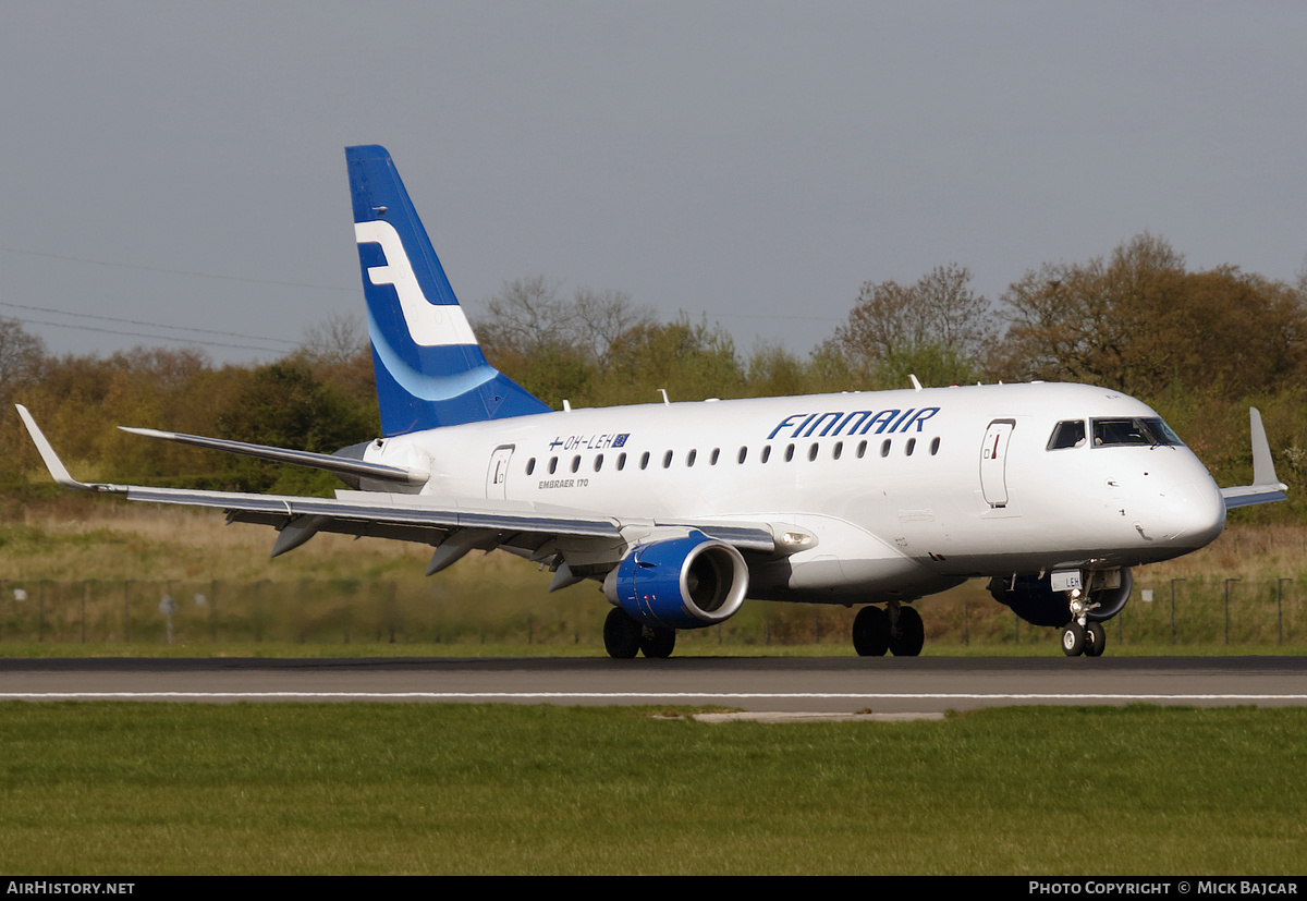 Aircraft Photo of OH-LEH | Embraer 170LR (ERJ-170-100LR) | Finnair | AirHistory.net #561767