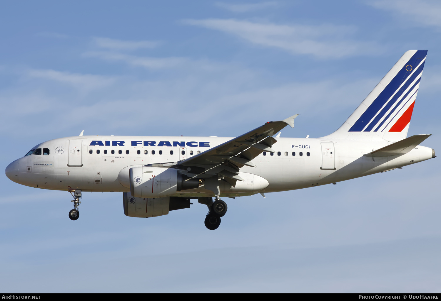 Aircraft Photo of F-GUGI | Airbus A318-111 | Air France | AirHistory.net #561779