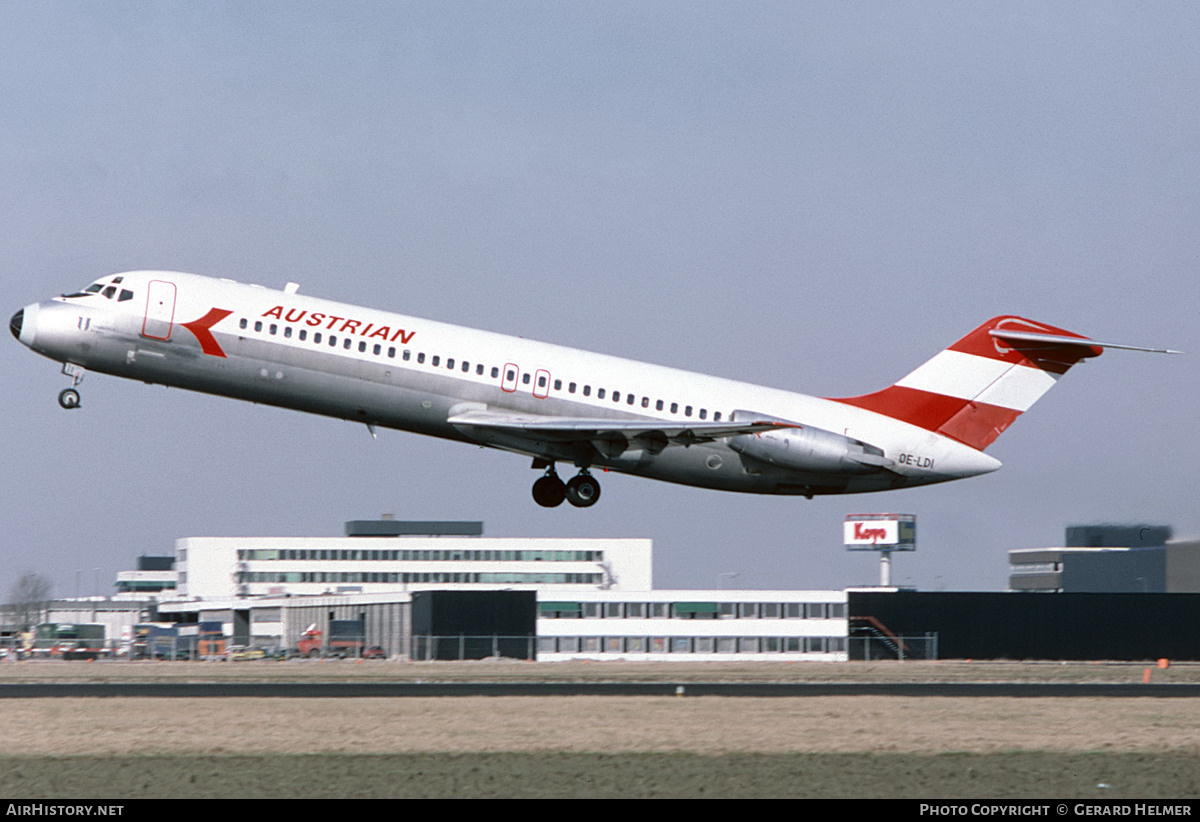 Aircraft Photo of OE-LDI | McDonnell Douglas DC-9-32 | Austrian Airlines | AirHistory.net #561782
