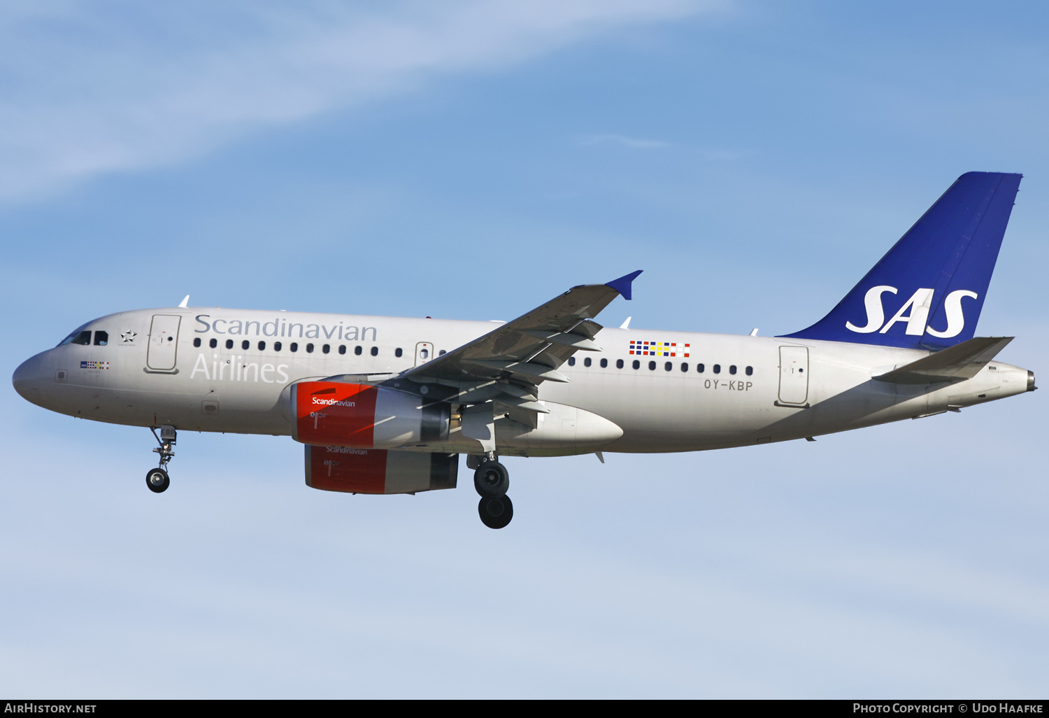 Aircraft Photo of OY-KBP | Airbus A319-132 | Scandinavian Airlines - SAS | AirHistory.net #561785
