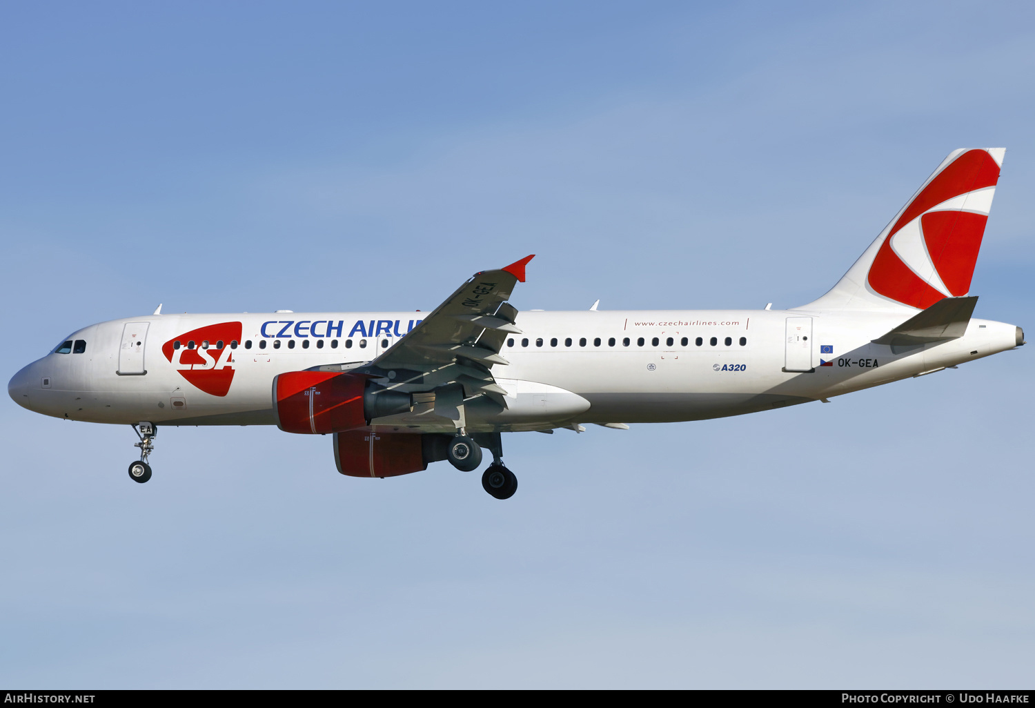 Aircraft Photo of OK-GEA | Airbus A320-214 | ČSA - Czech Airlines | AirHistory.net #561803