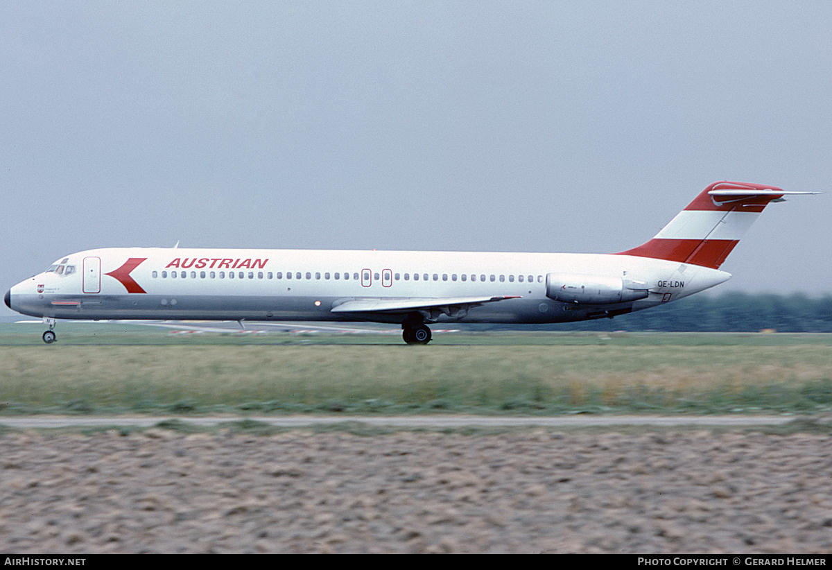 Aircraft Photo of OE-LDN | McDonnell Douglas DC-9-51 | Austrian Airlines | AirHistory.net #561842