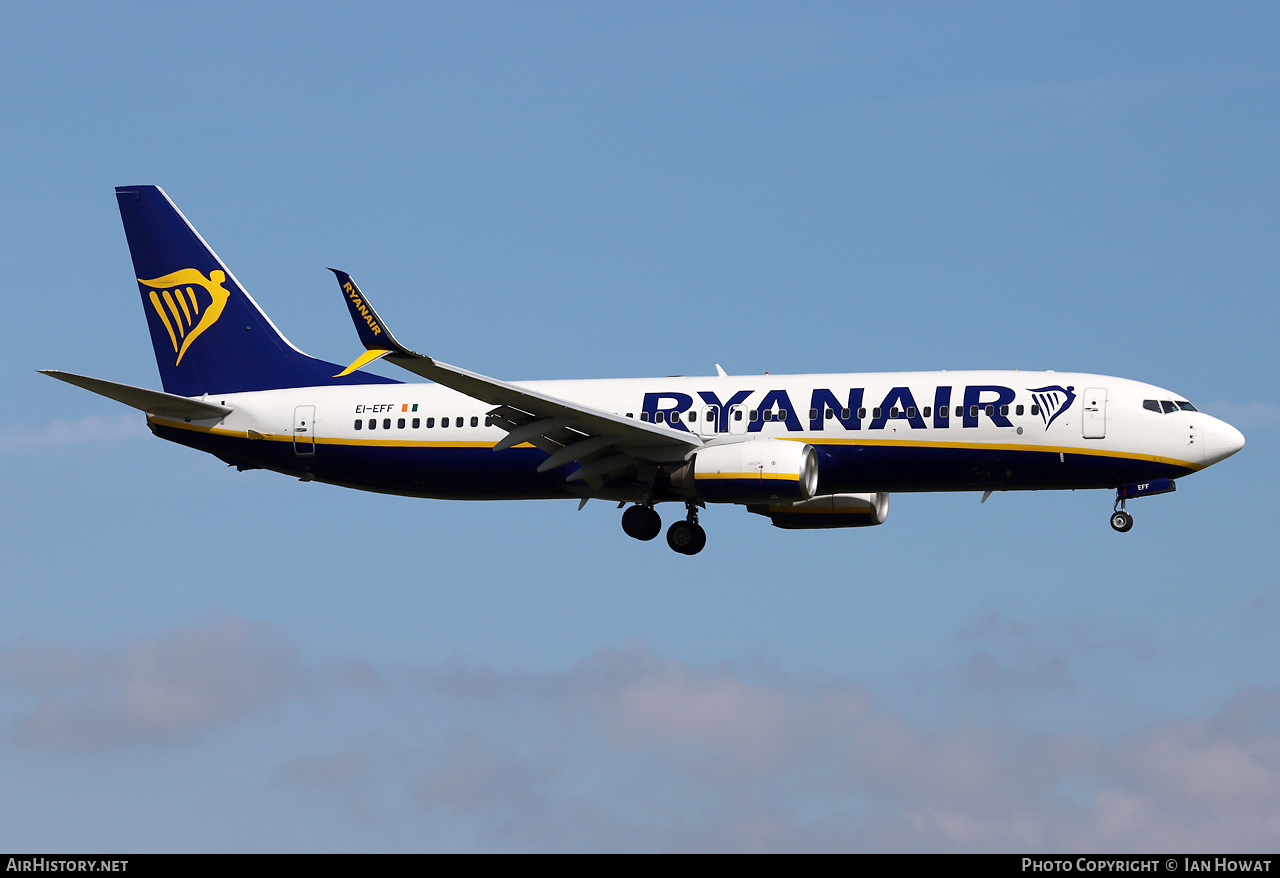 Aircraft Photo of EI-EFF | Boeing 737-8AS | Ryanair | AirHistory.net #561844