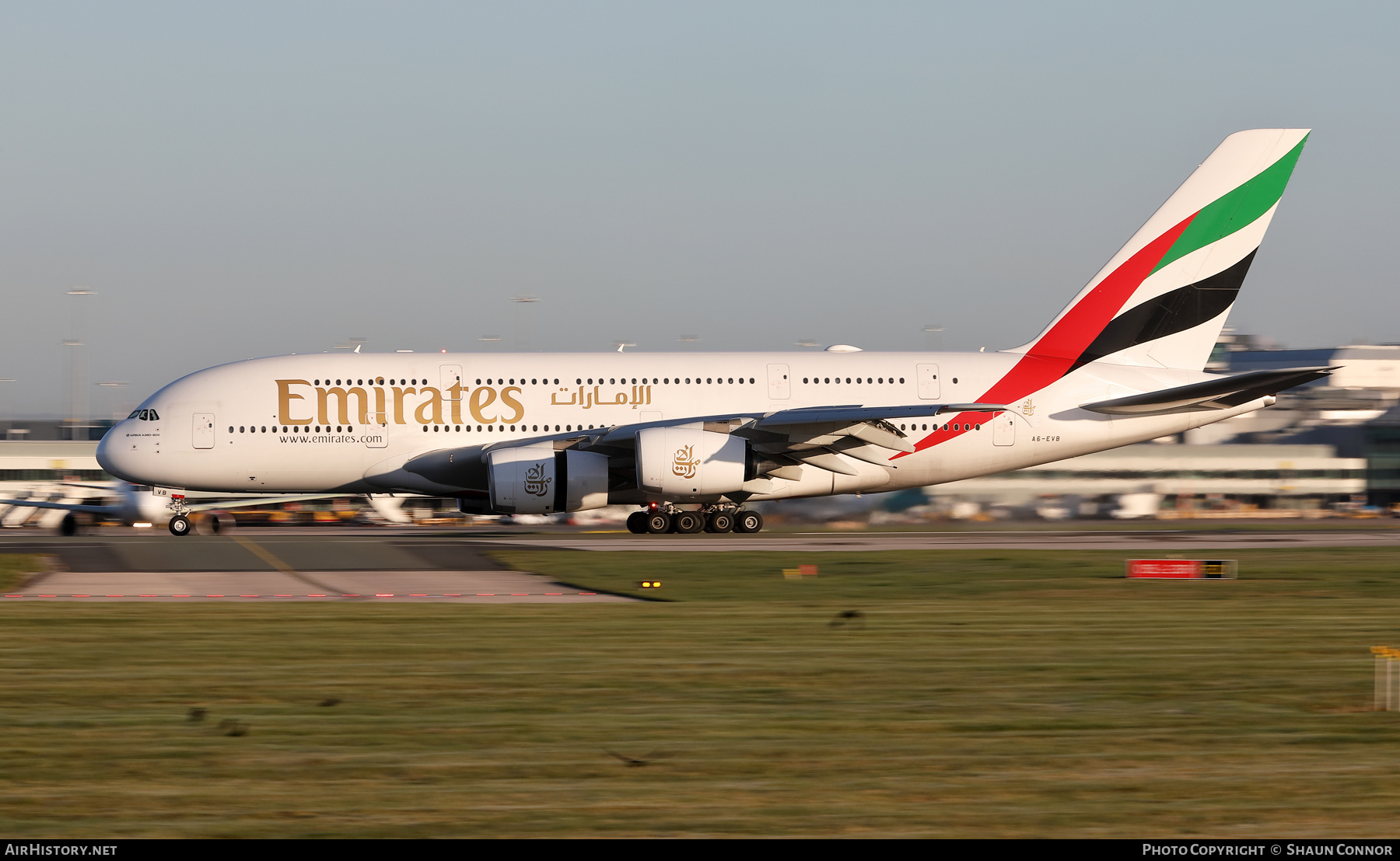 Aircraft Photo of A6-EVB | Airbus A380-842 | Emirates | AirHistory.net #561850