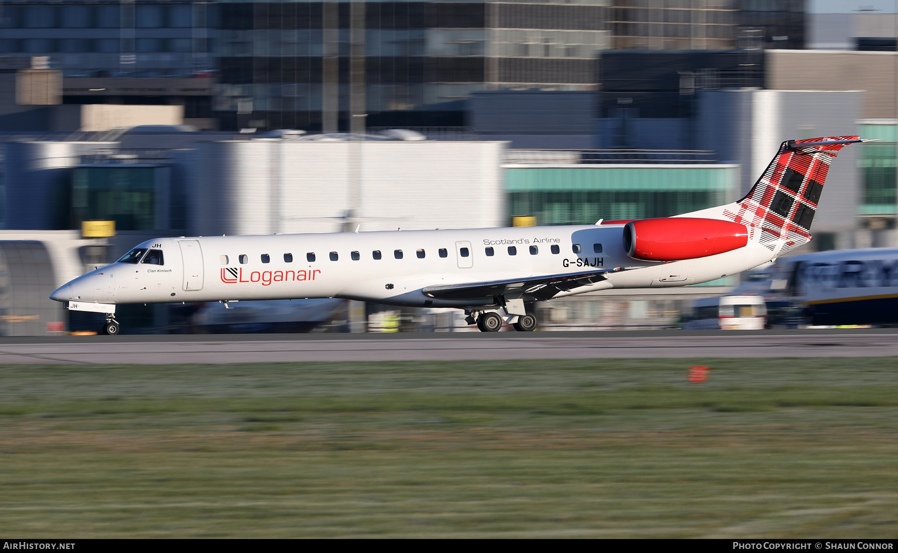 Aircraft Photo of G-SAJH | Embraer ERJ-145EU (EMB-145EU) | Loganair | AirHistory.net #561860