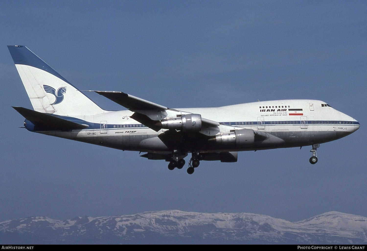 Aircraft Photo of EP-IAC | Boeing 747SP-86 | Iran Air | AirHistory.net #561866