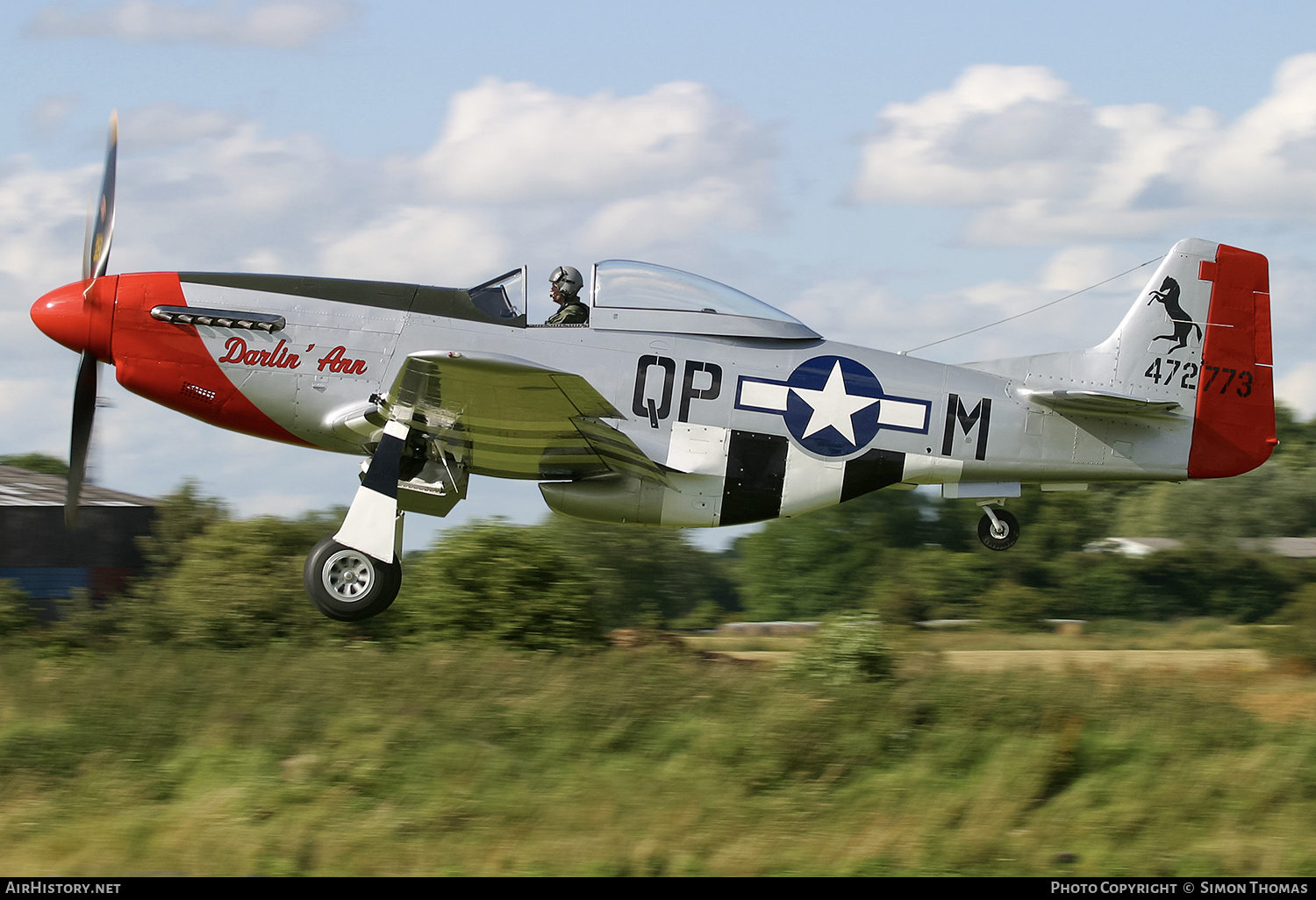 Aircraft Photo of G-CDHI / 472773 | North American P-51D Mustang | USA - Air Force | AirHistory.net #561902