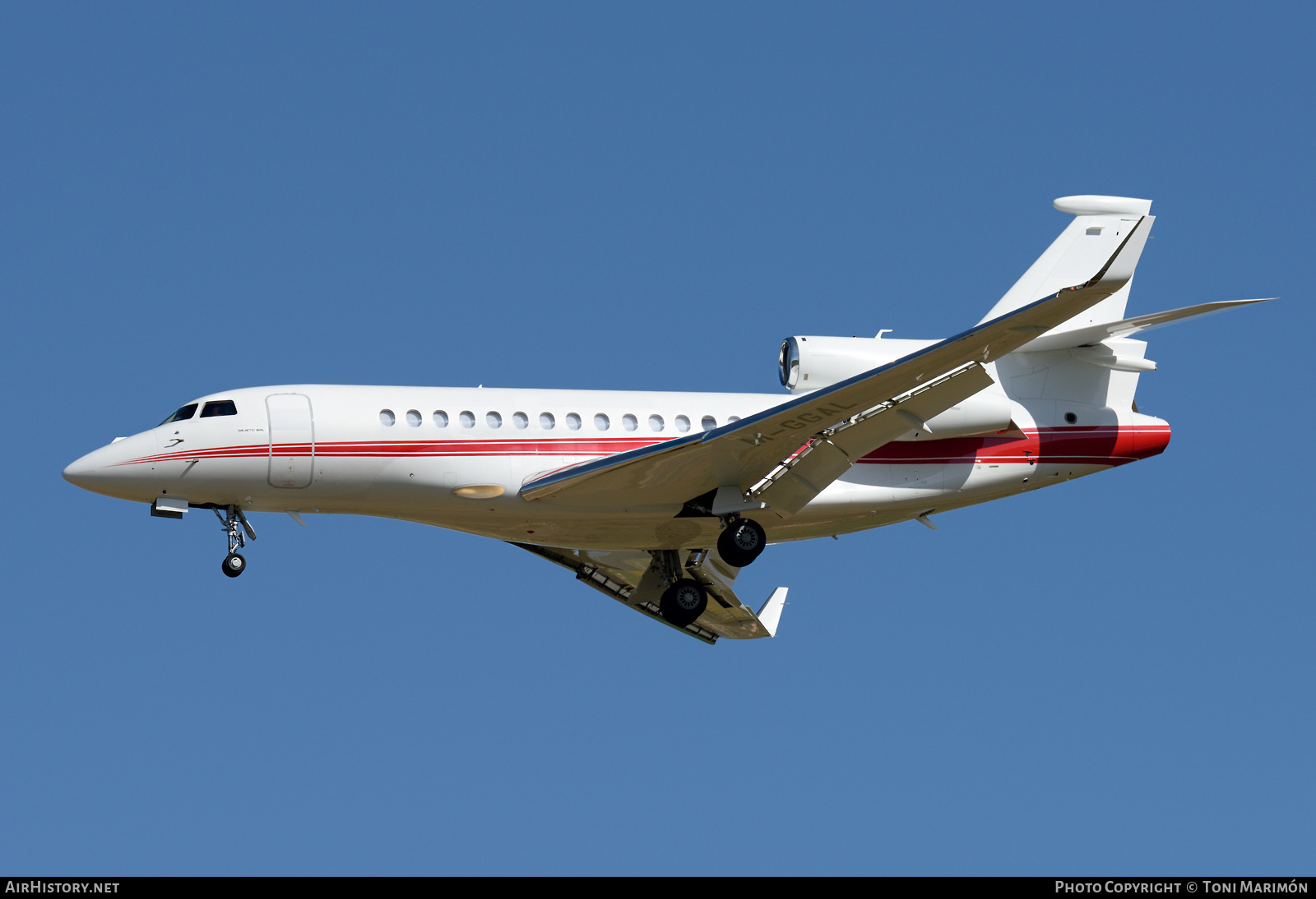 Aircraft Photo of M-GGAL | Dassault Falcon 7X | AirHistory.net #561903