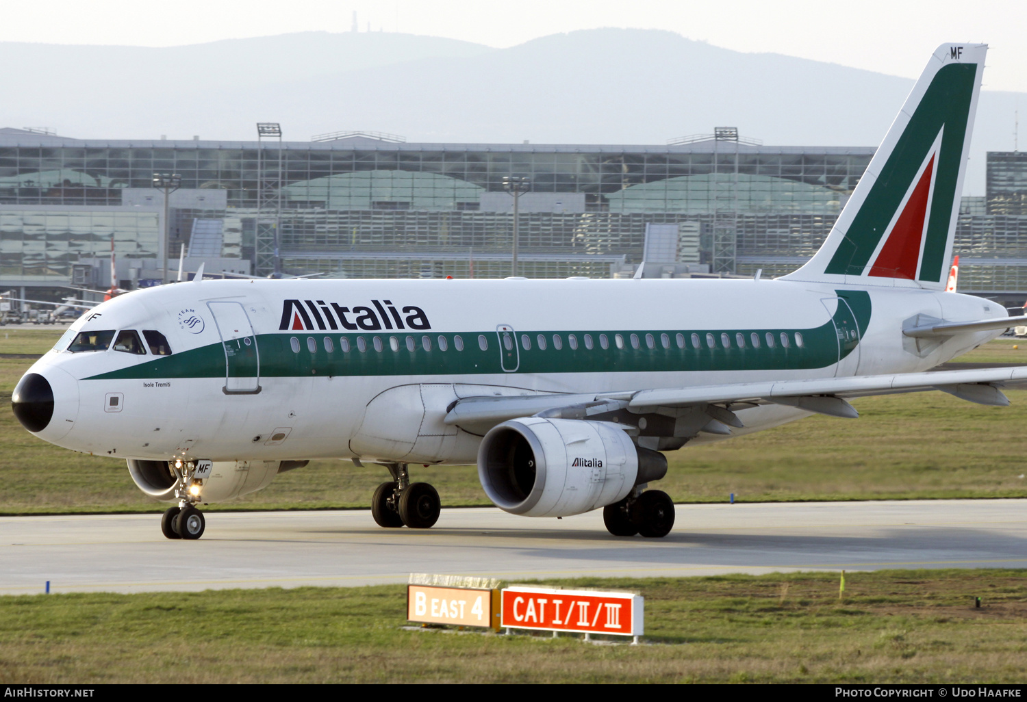 Aircraft Photo of I-BIMF | Airbus A319-112 | Alitalia | AirHistory.net #561914