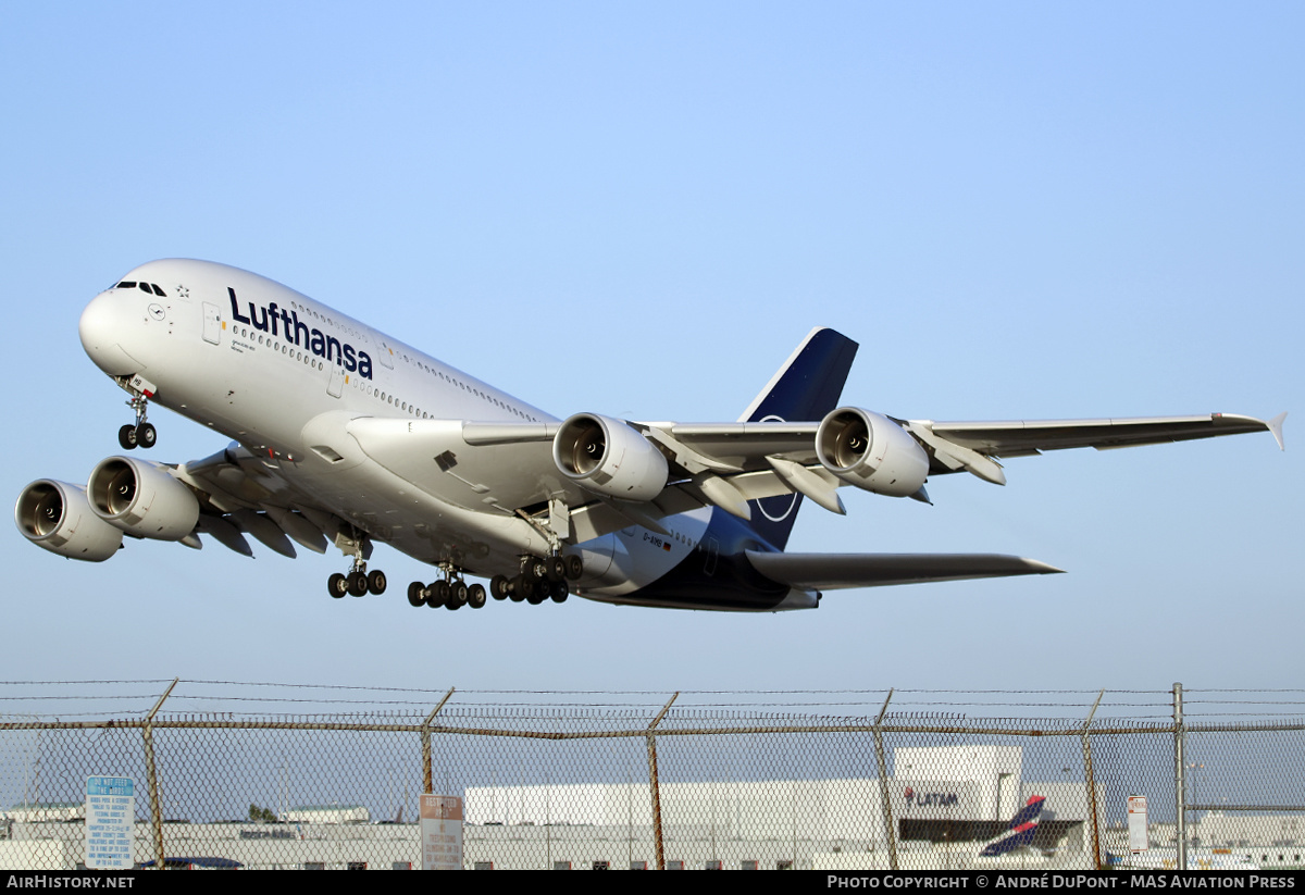 Aircraft Photo of D-AIMB | Airbus A380-841 | Lufthansa | AirHistory.net #561930