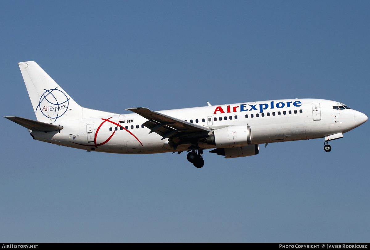 Aircraft Photo of OM-BEX | Boeing 737-382 | AirExplore - Axe | AirHistory.net #561939