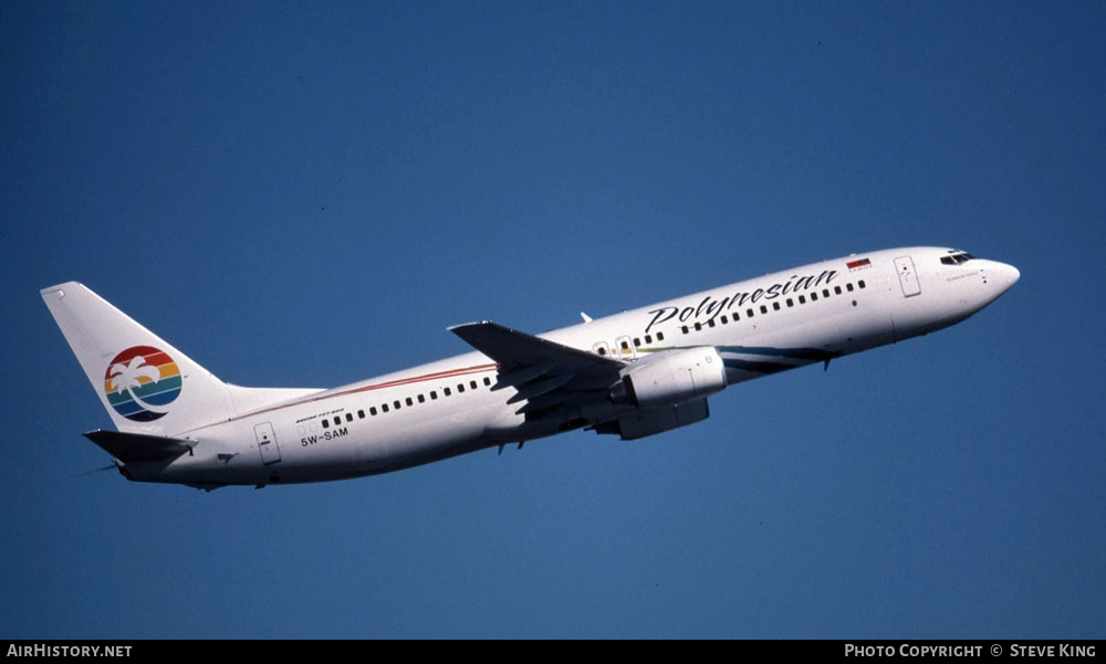 Aircraft Photo of 5W-SAM | Boeing 737-8Q8 | Polynesian Airlines | AirHistory.net #561943