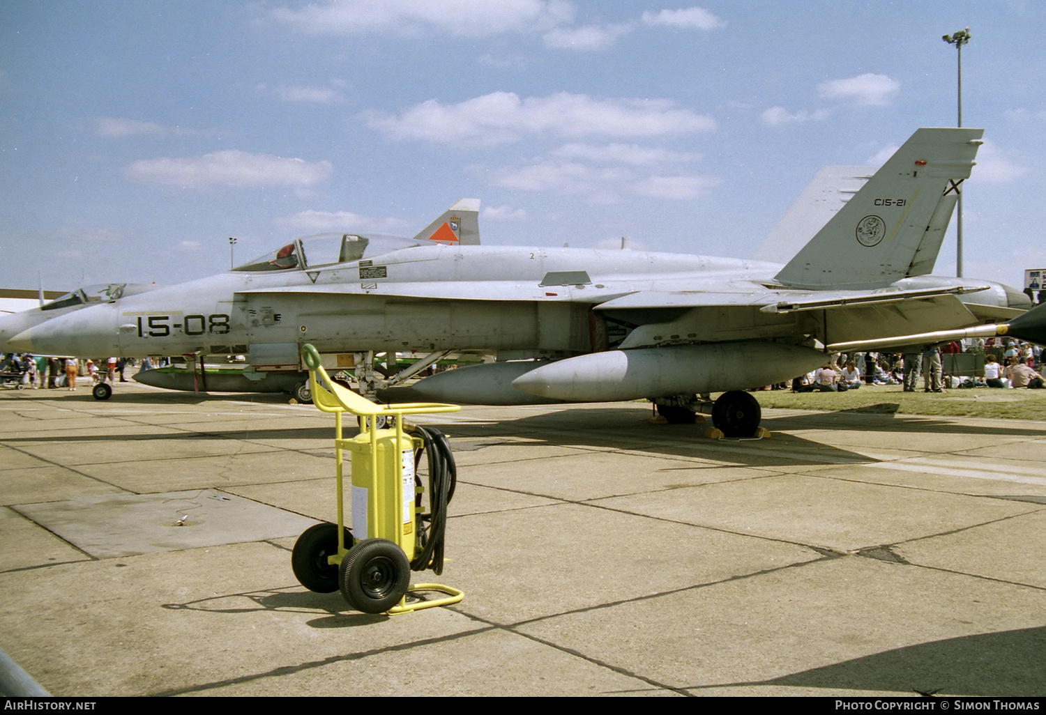 Aircraft Photo of C15-21 | McDonnell Douglas EF-18A Hornet | Spain - Air Force | AirHistory.net #561951