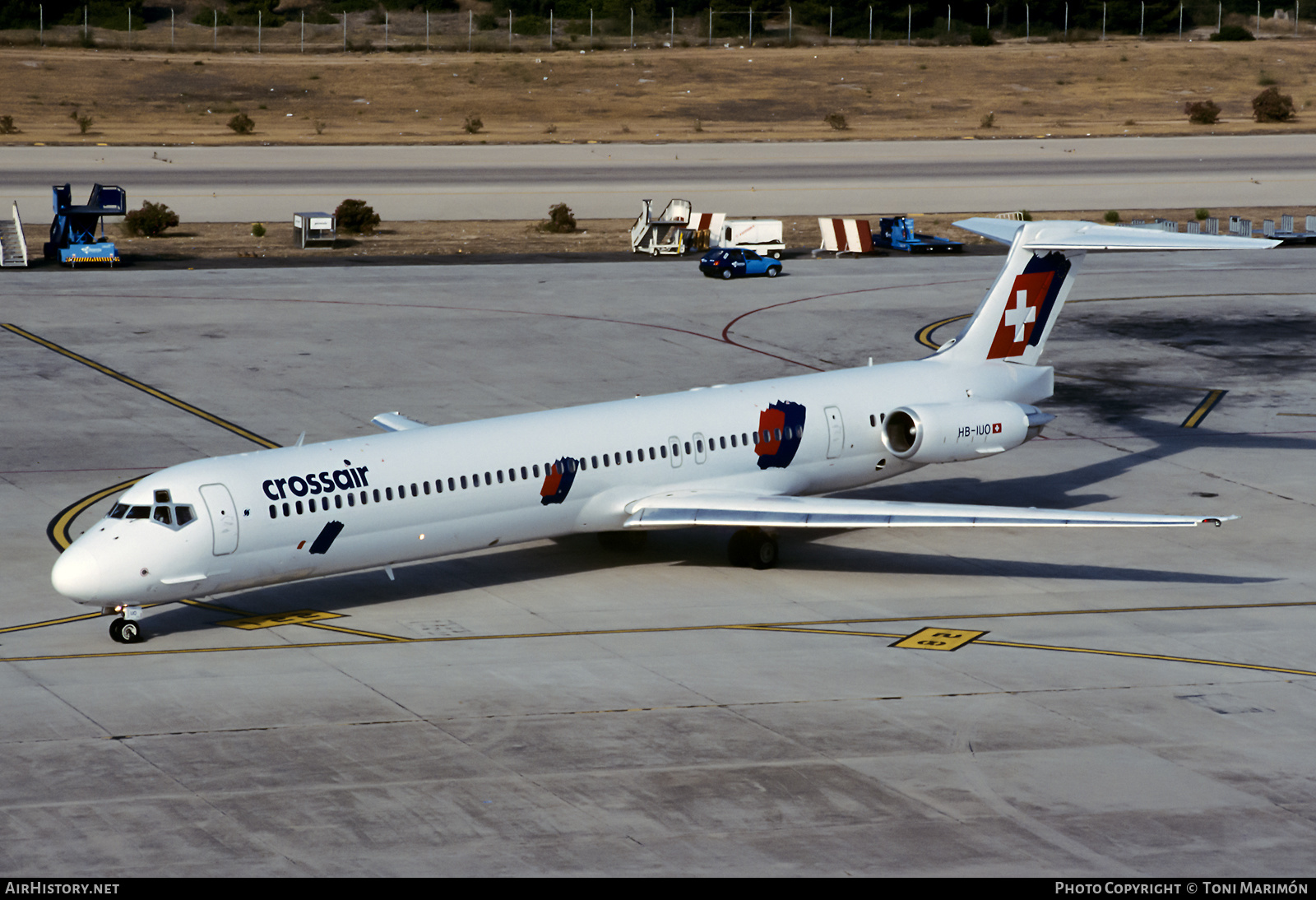 Aircraft Photo of HB-IUO | McDonnell Douglas MD-83 (DC-9-83) | Crossair | AirHistory.net #561957