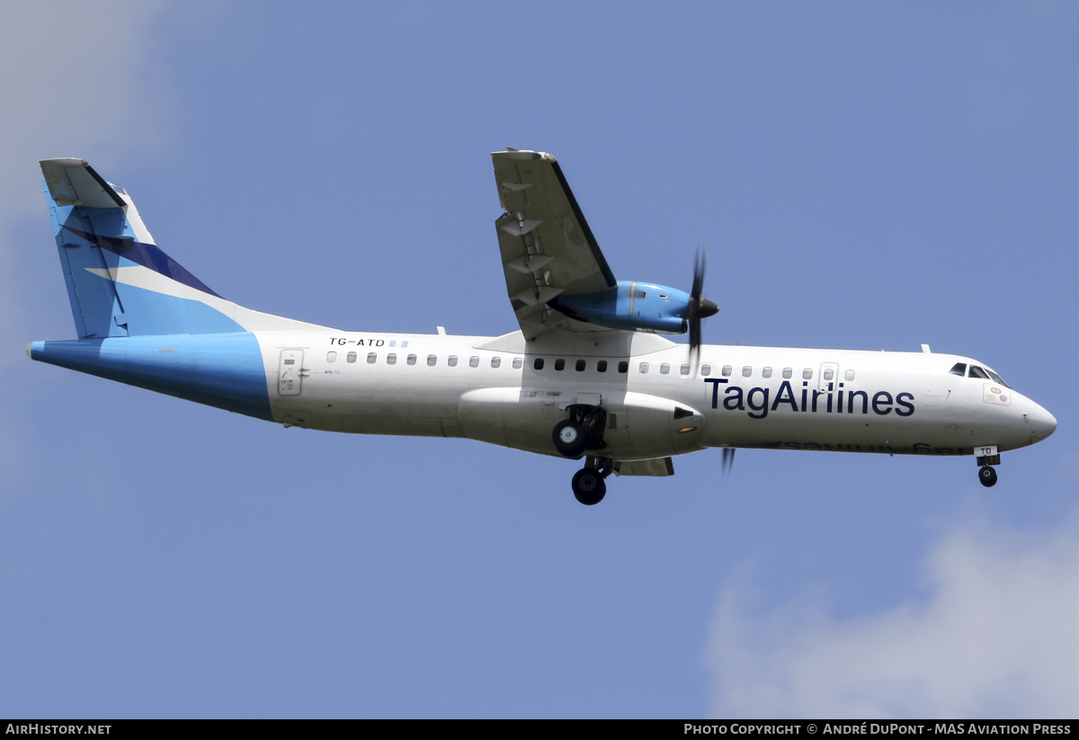 Aircraft Photo of TG-ATD | ATR ATR-72-500 (ATR-72-212A) | Transportes Aéreos Guatemaltecos - TAG Airlines | AirHistory.net #562006