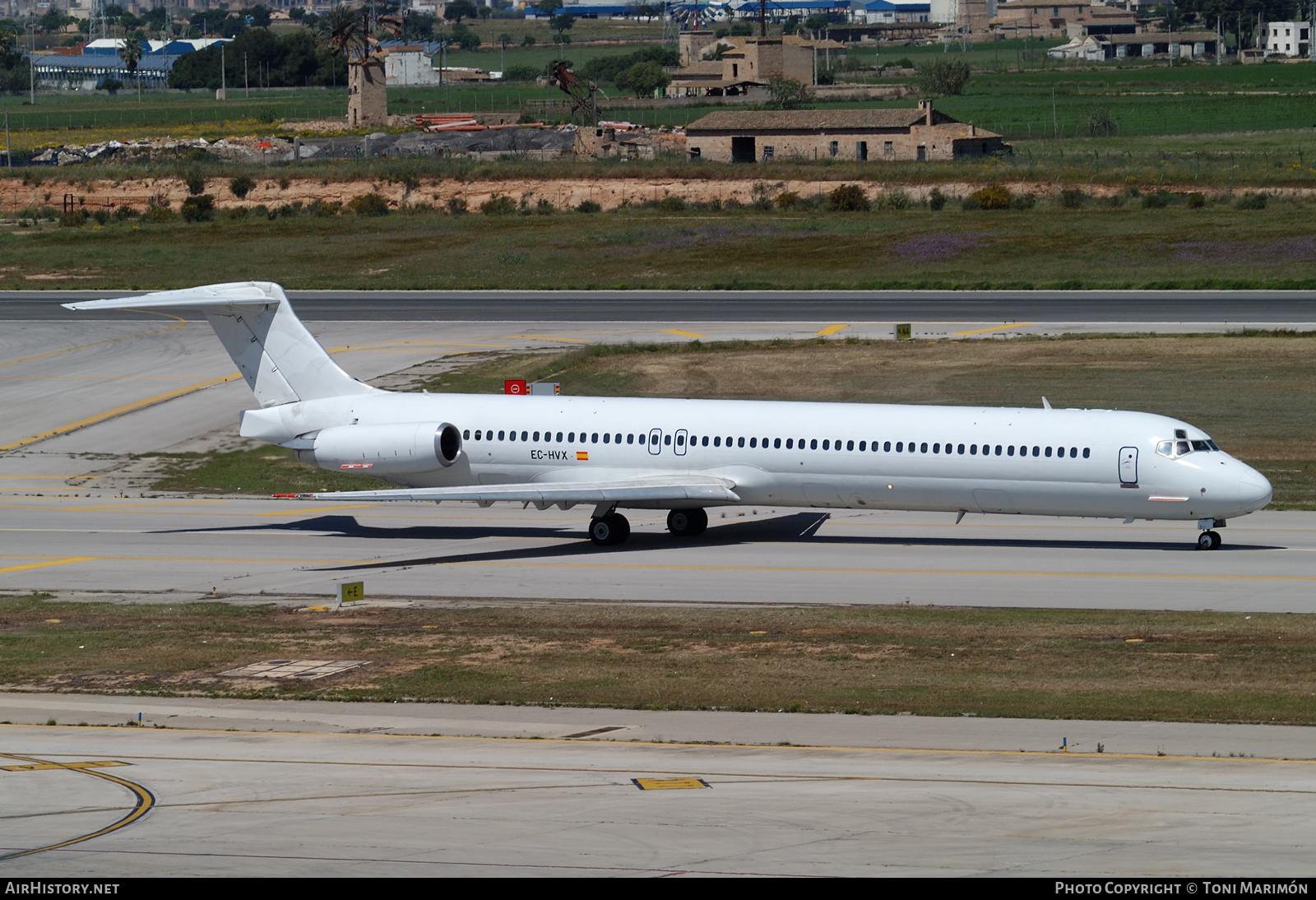Aircraft Photo of EC-HVX | McDonnell Douglas MD-81 (DC-9-81) | Spanair | AirHistory.net #562010
