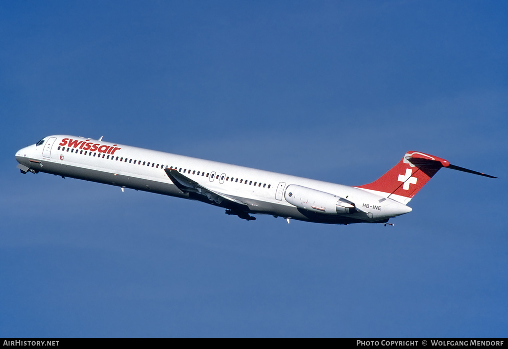 Aircraft Photo of HB-INE | McDonnell Douglas MD-81 (DC-9-81) | Swissair | AirHistory.net #562013
