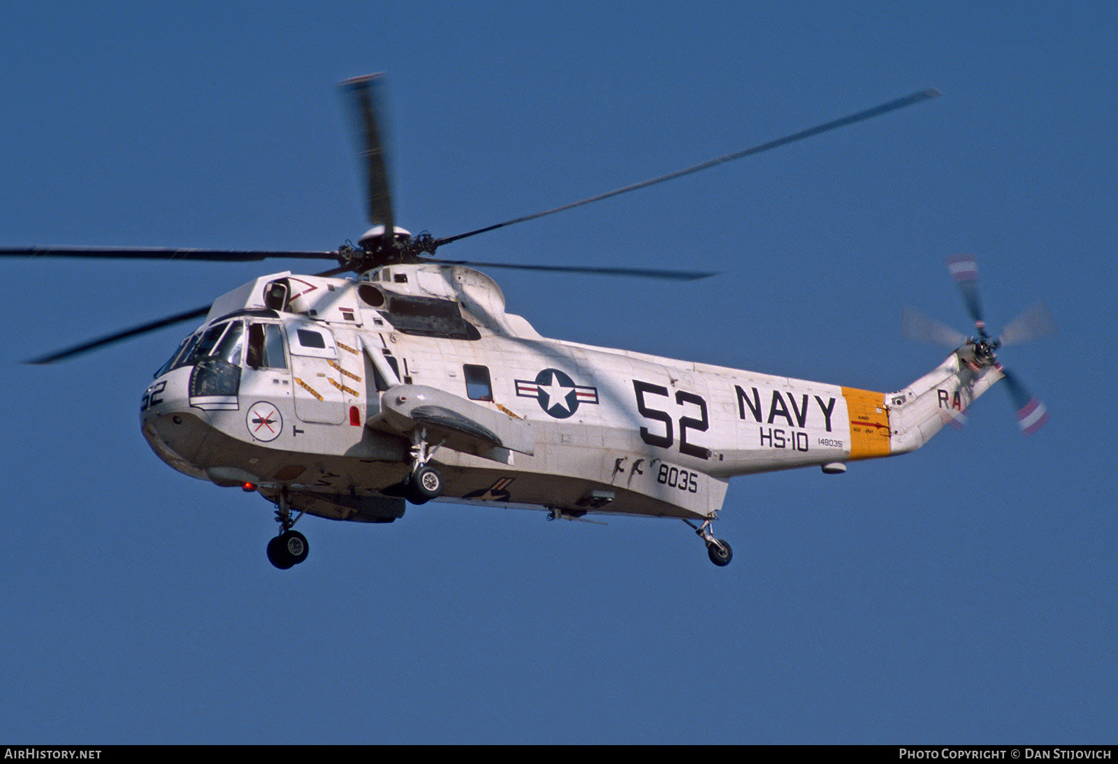 Aircraft Photo of 148035 / 8035 | Sikorsky UH-3A Sea King (S-61B) | USA - Navy | AirHistory.net #562018