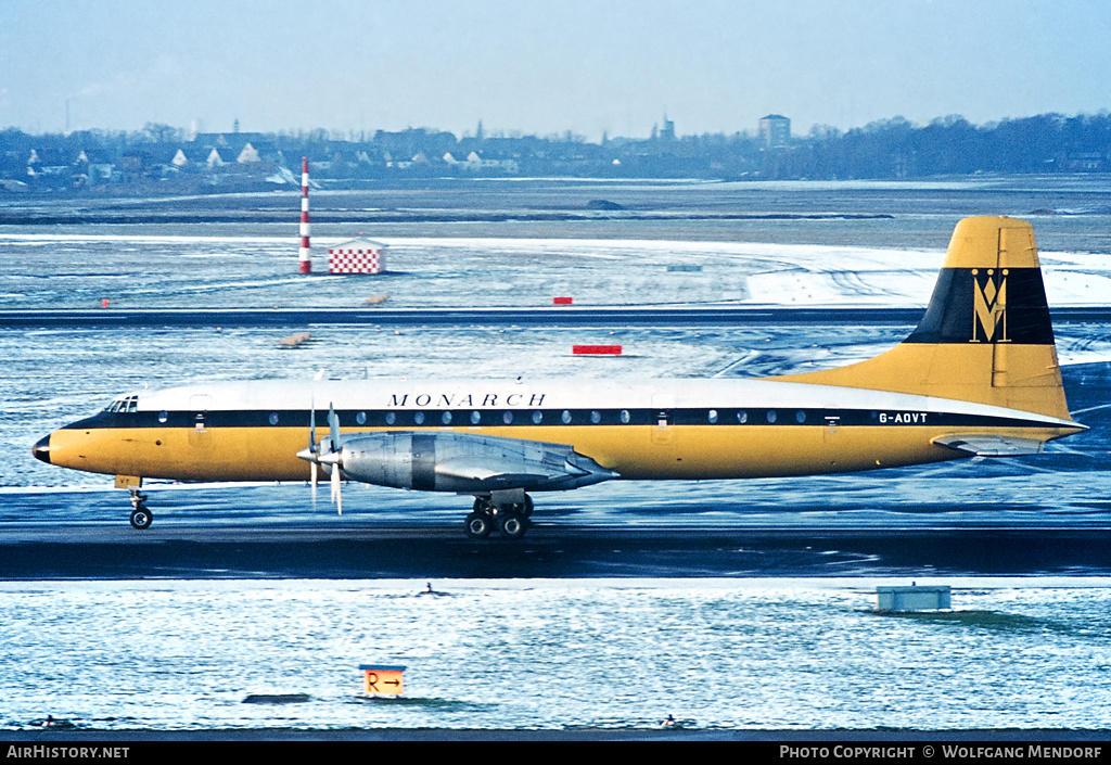 Aircraft Photo of G-AOVT | Bristol 175 Britannia 312 | Monarch Airlines | AirHistory.net #562026