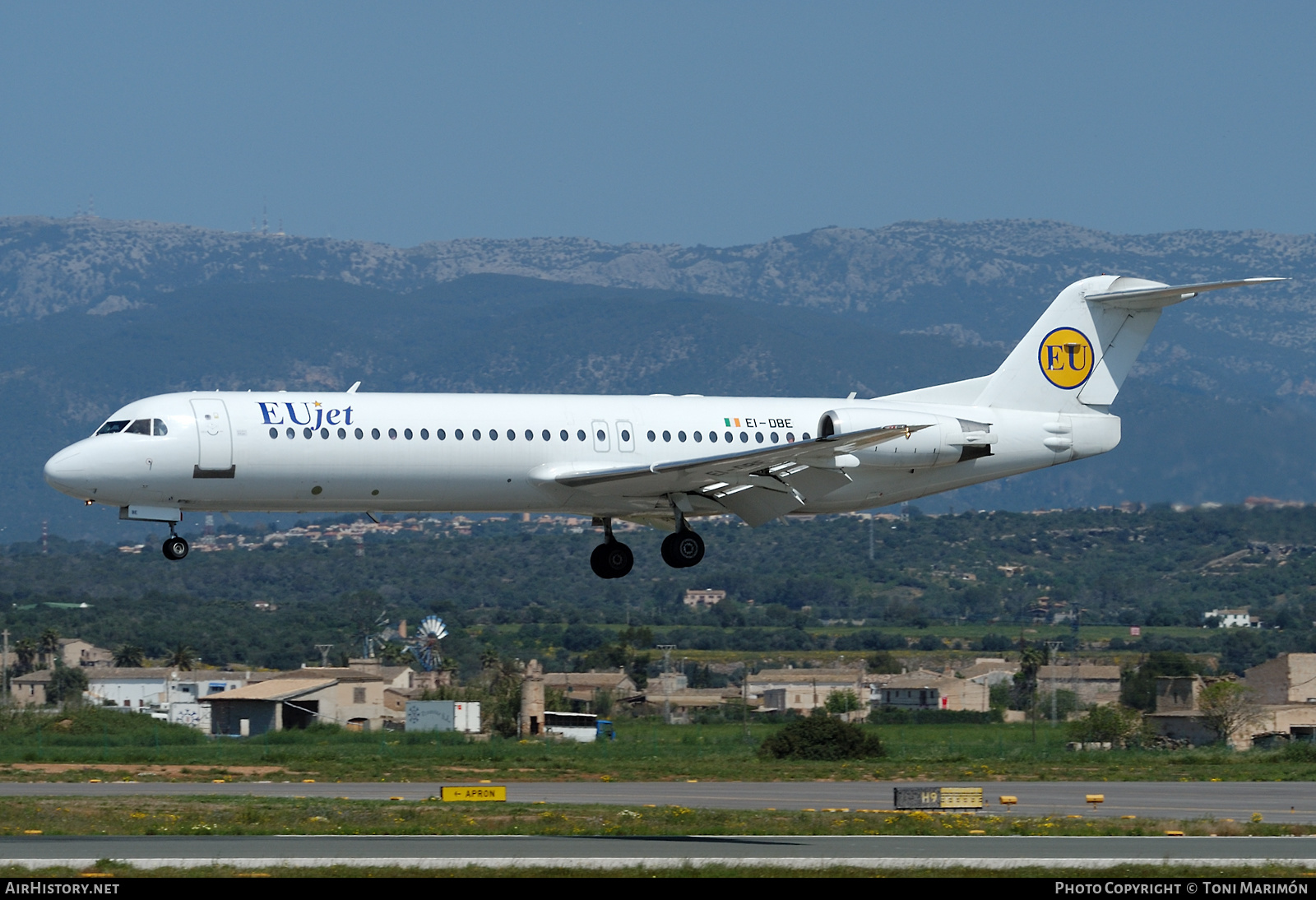 Aircraft Photo of EI-DBE | Fokker 100 (F28-0100) | EUjet | AirHistory.net #562028