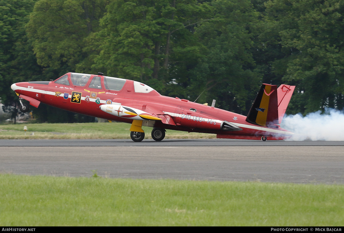Aircraft Photo of MT26 | Fouga CM-170R Magister | Belgium - Air Force | AirHistory.net #562082