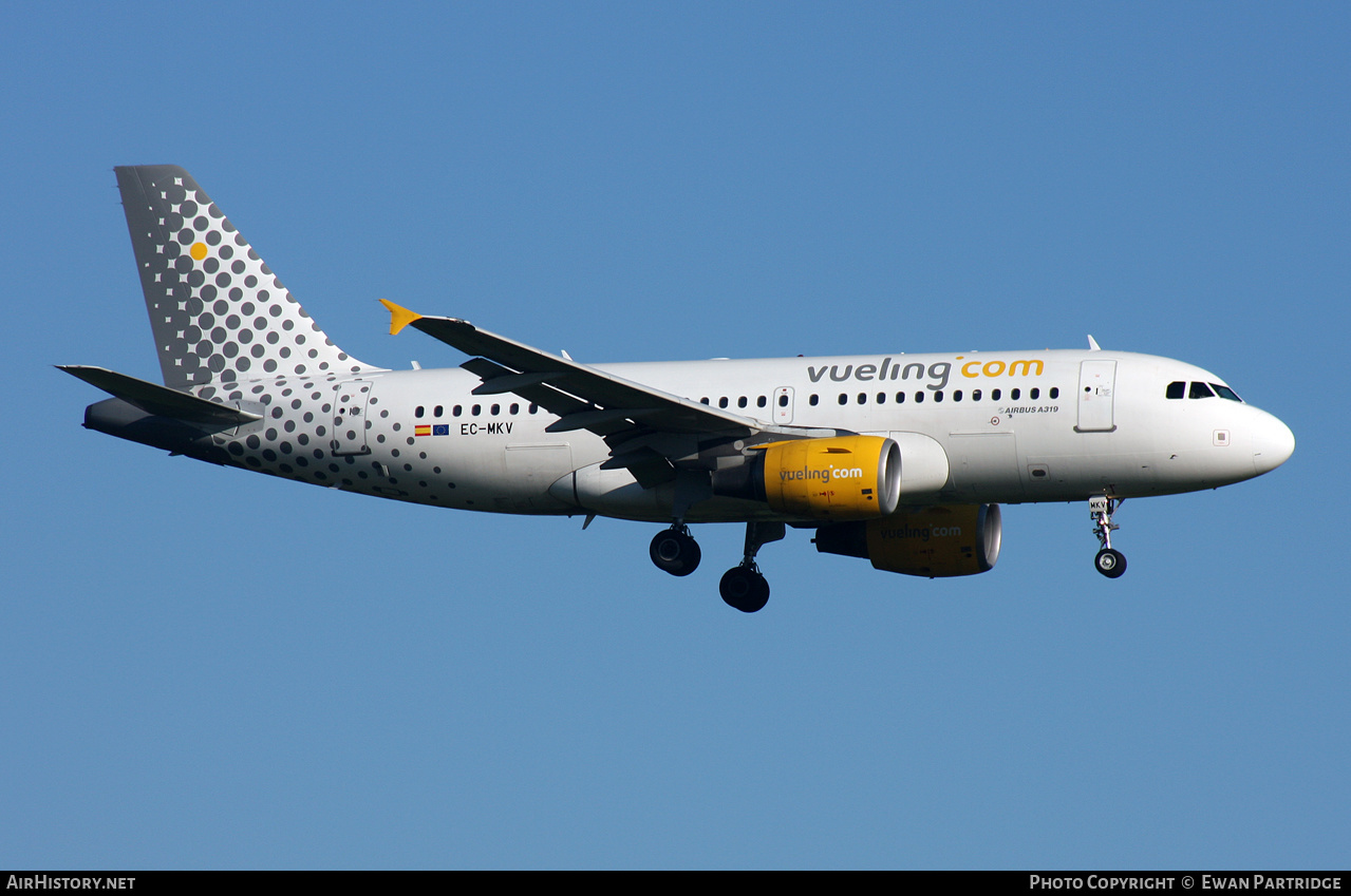 Aircraft Photo of EC-MKV | Airbus A319-112 | Vueling Airlines | AirHistory.net #562094