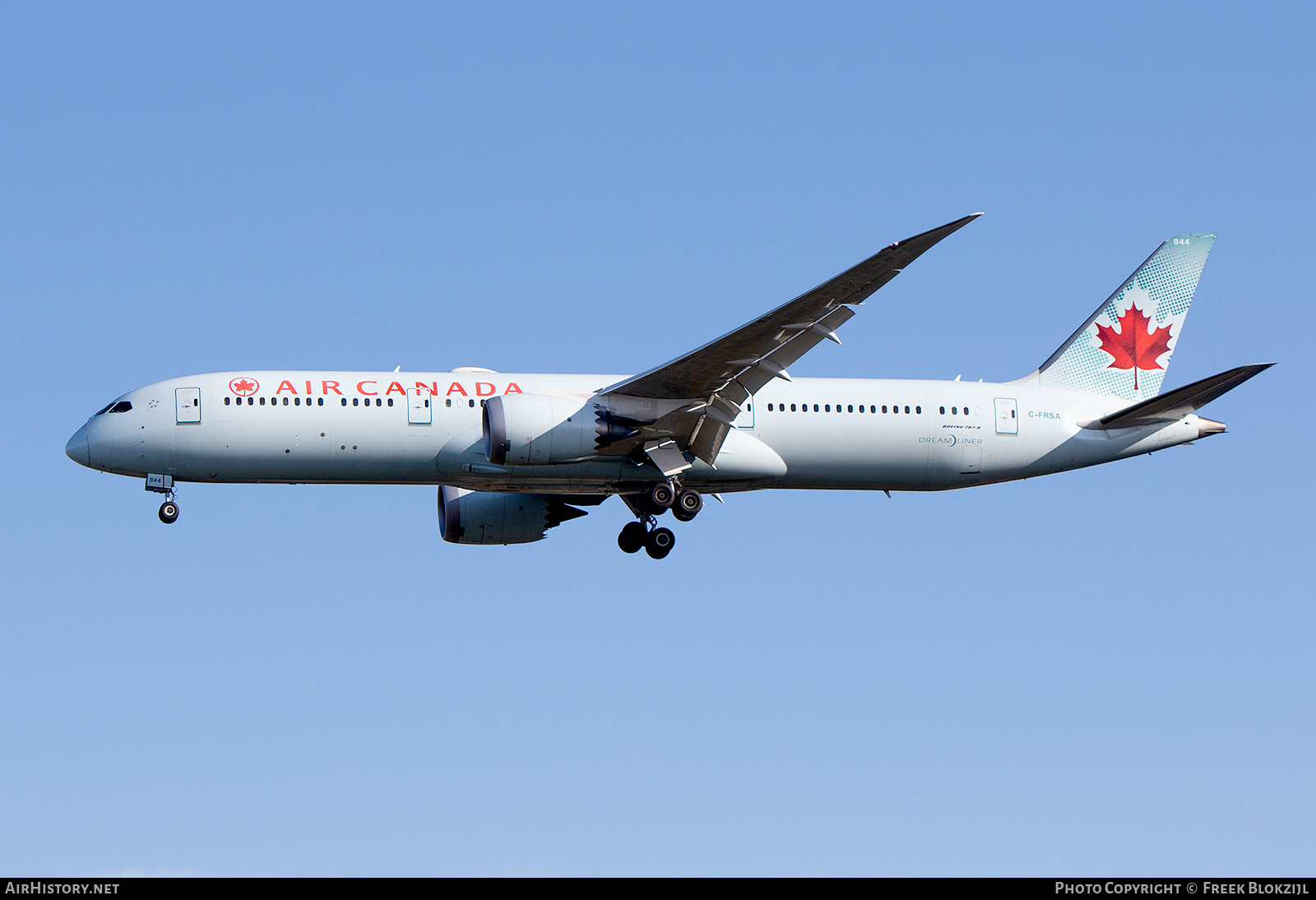 Aircraft Photo of C-FRSA | Boeing 787-9 Dreamliner | Air Canada | AirHistory.net #562099