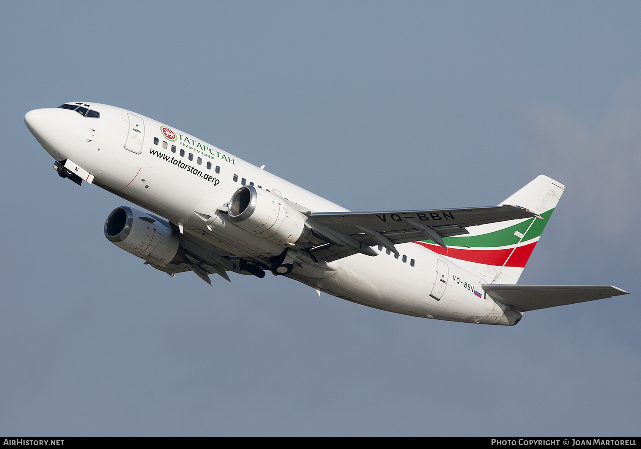 Aircraft Photo of VQ-BBN | Boeing 737-53A | Tatarstan Airlines | AirHistory.net #562104