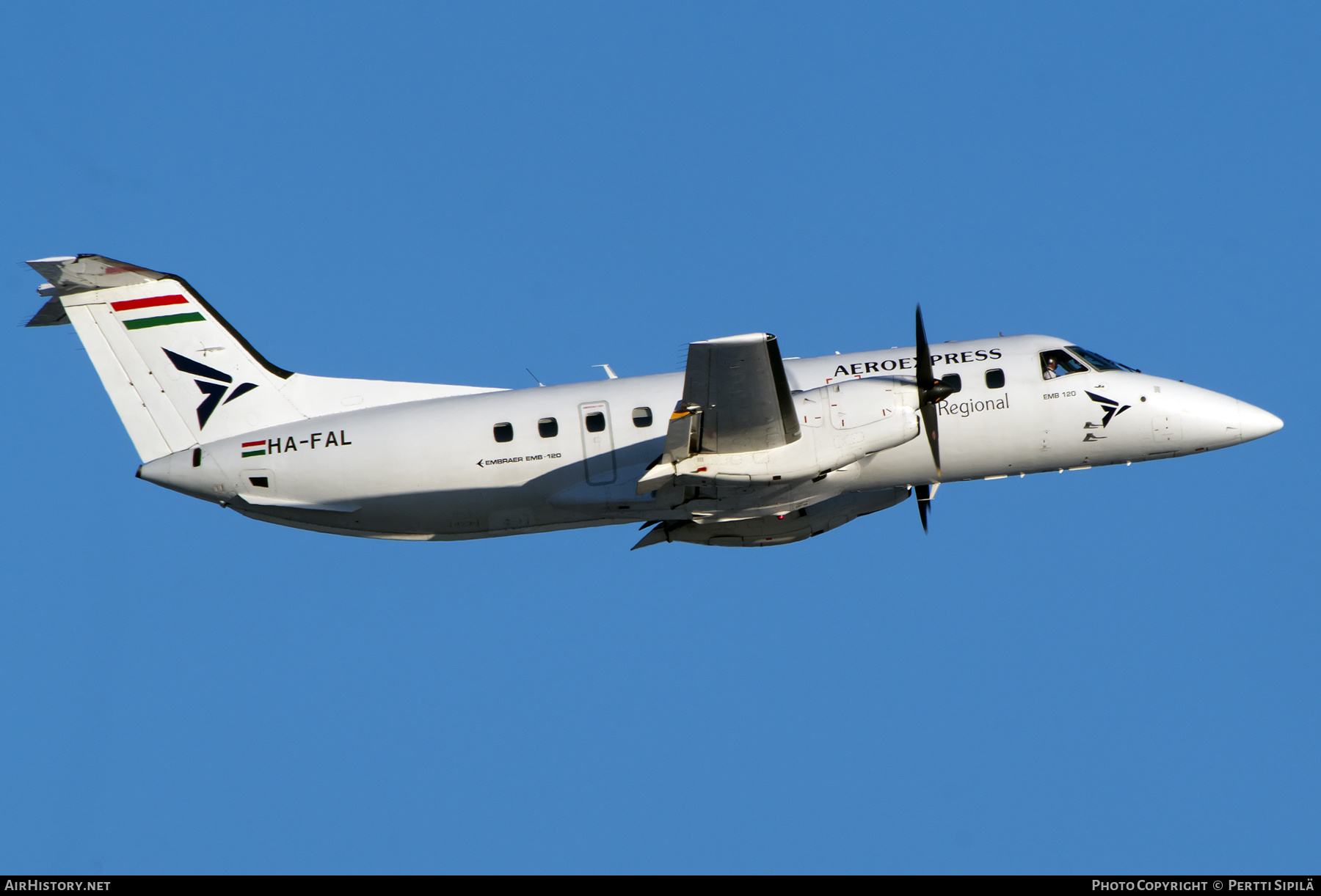 Aircraft Photo of HA-FAL | Embraer EMB-120ER Brasilia | Aeroexpress Regional | AirHistory.net #562105