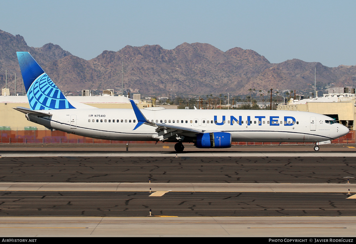 Aircraft Photo of N75410 | Boeing 737-924 | United Airlines | AirHistory.net #562141