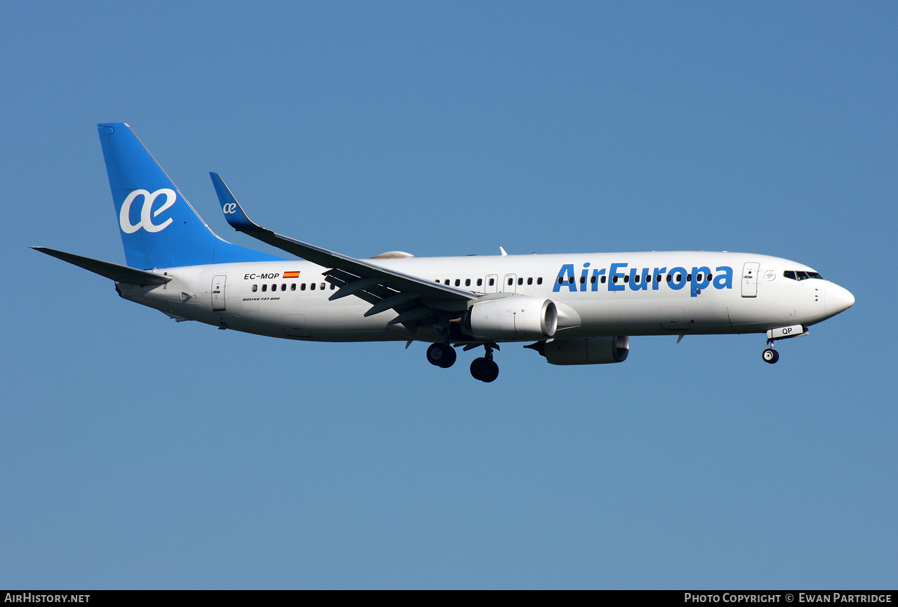 Aircraft Photo of EC-MQP | Boeing 737-800 | Air Europa | AirHistory.net #562145