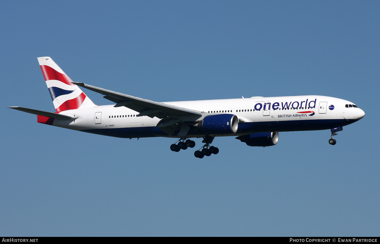 Aircraft Photo of G-YMMF | Boeing 777-236/ER | British Airways | AirHistory.net #562161