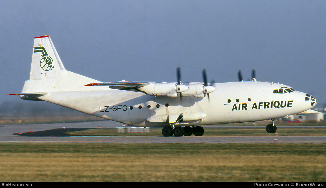 Aircraft Photo of LZ-SFG | Antonov An-12BP | Air Afrique | AirHistory.net #562186