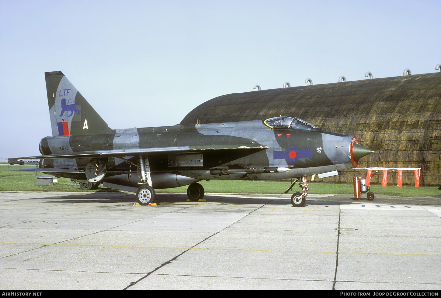 Aircraft Photo of XR751 | English Electric Lightning F3 | UK - Air Force | AirHistory.net #562200
