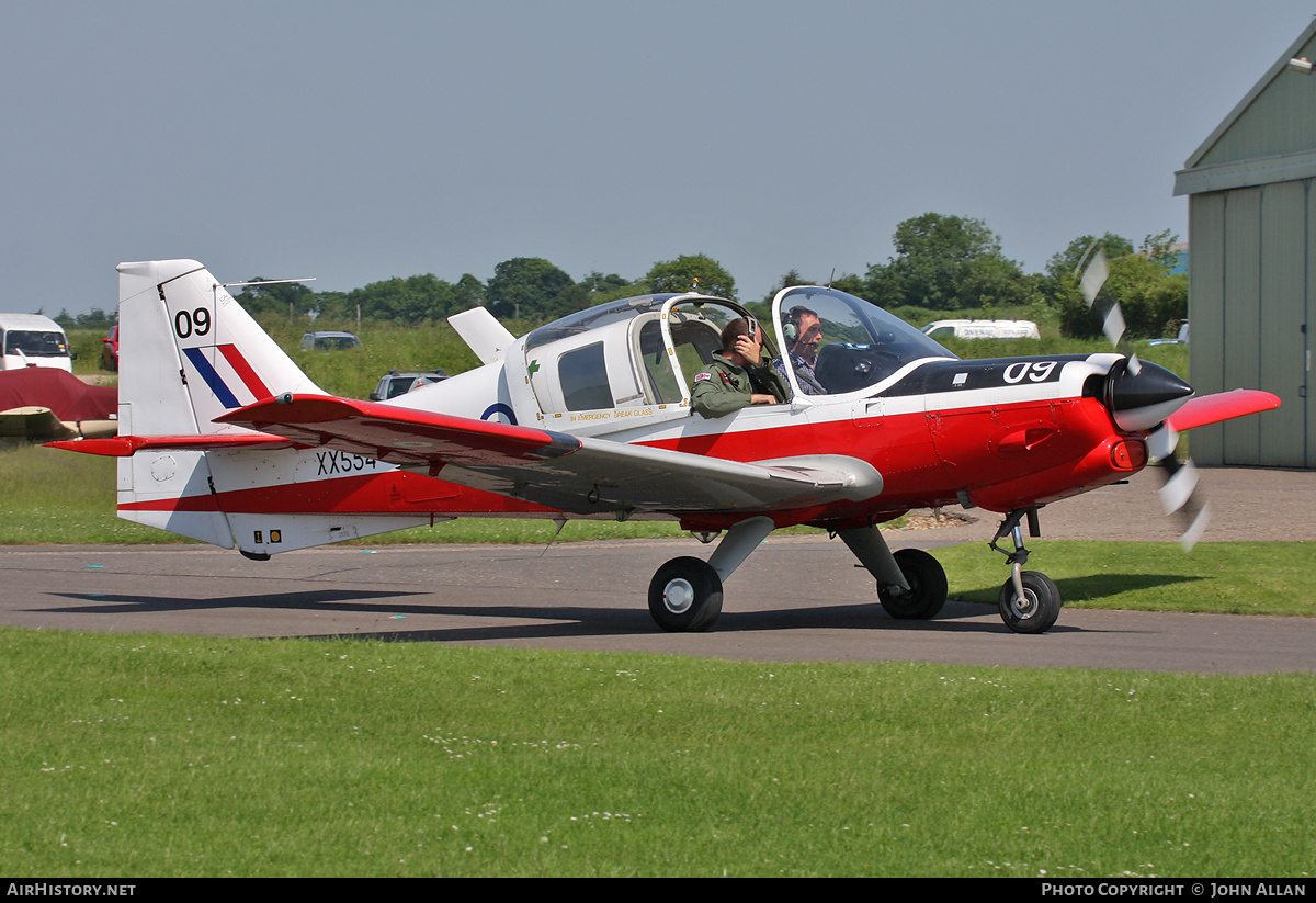 Aircraft Photo of G-BZMD / XX554 | Scottish Aviation Bulldog 120/121 | UK - Air Force | AirHistory.net #562213