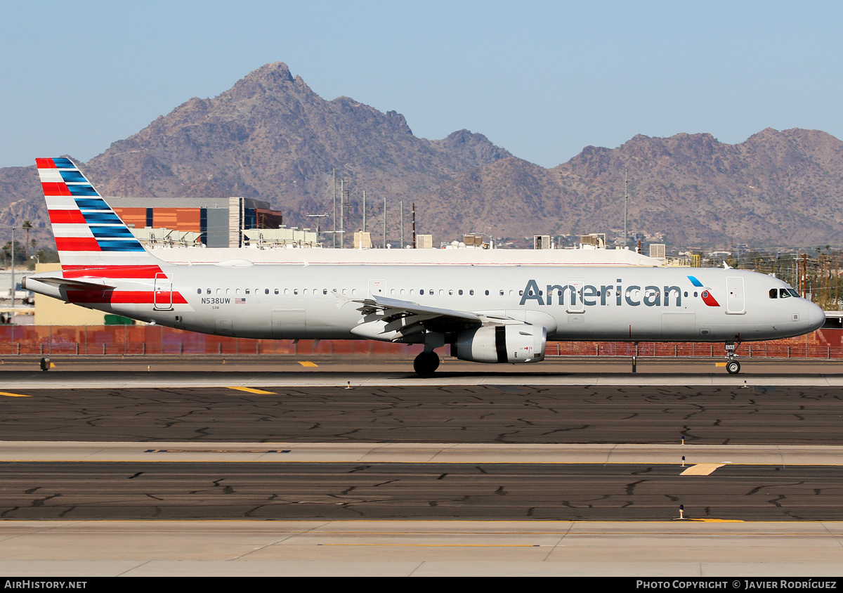 Aircraft Photo of N538UW | Airbus A321-231 | American Airlines | AirHistory.net #562223