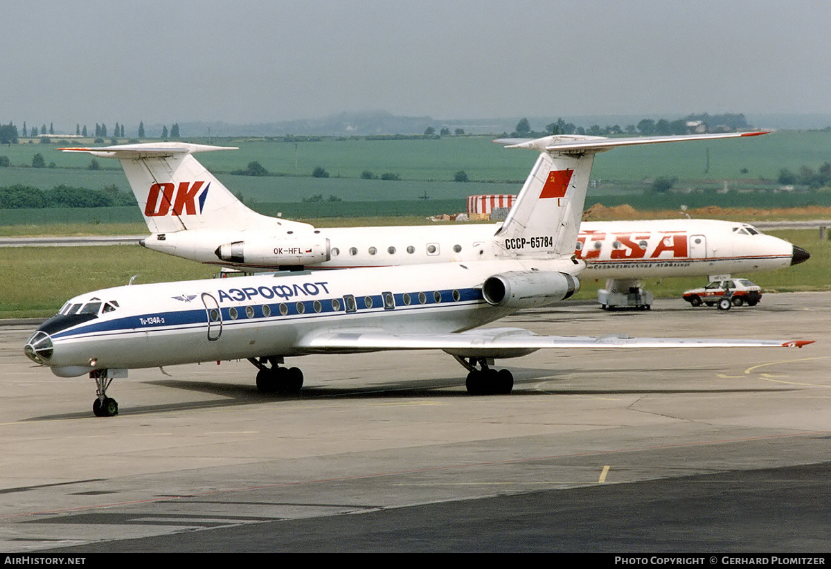 Aircraft Photo of CCCP-65784 | Tupolev Tu-134A | Aeroflot | AirHistory.net #562256