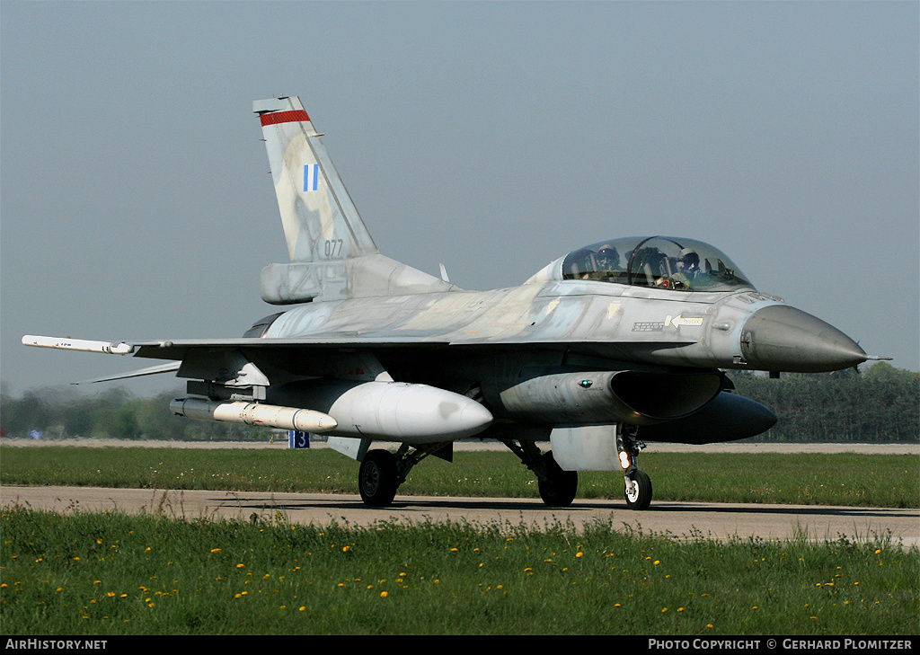 Aircraft Photo of 077 | Lockheed Martin F-16DJ Fighting Falcon | Greece - Air Force | AirHistory.net #562257