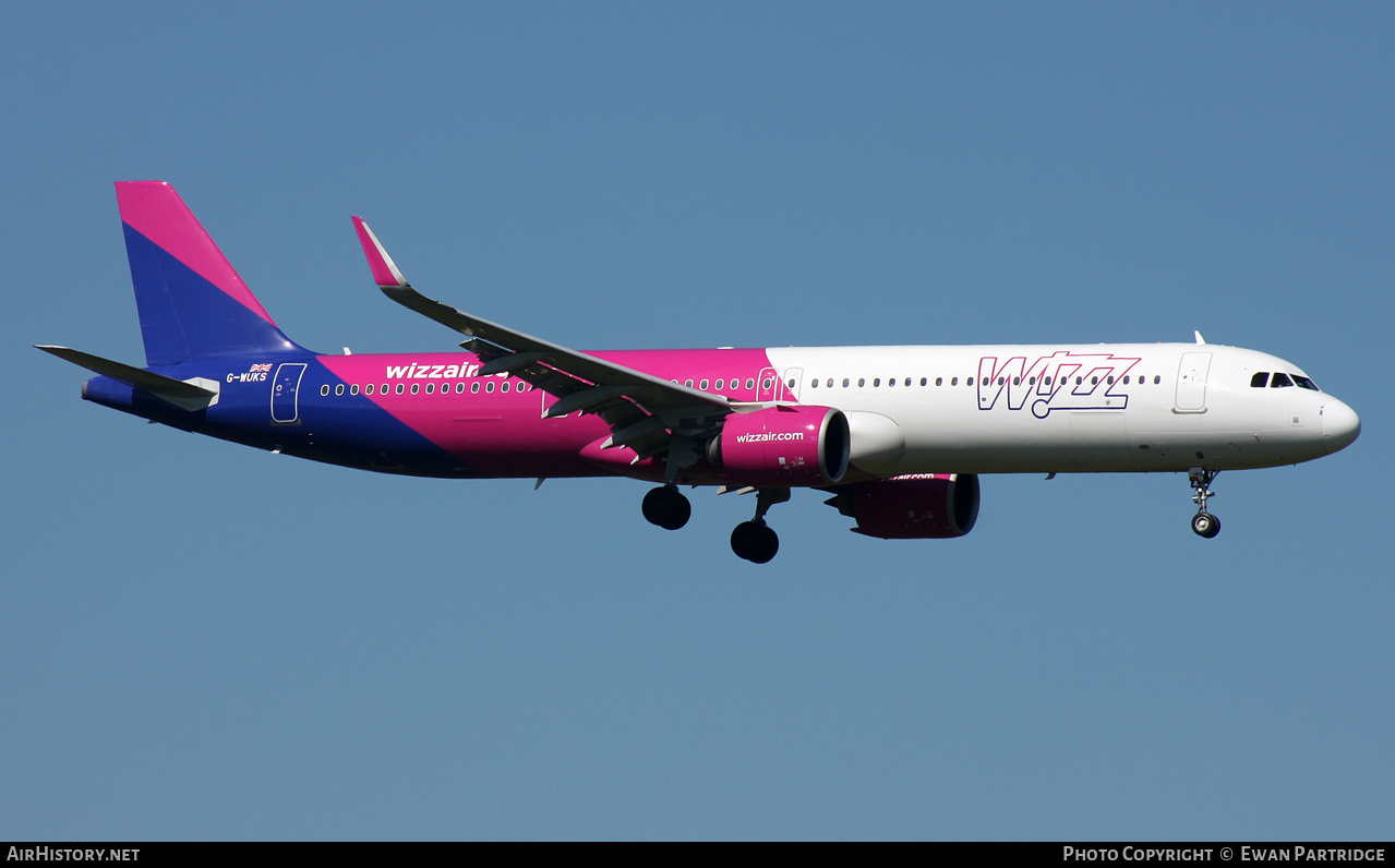 Aircraft Photo of G-WUKS | Airbus A321-271NX | Wizz Air | AirHistory.net #562262