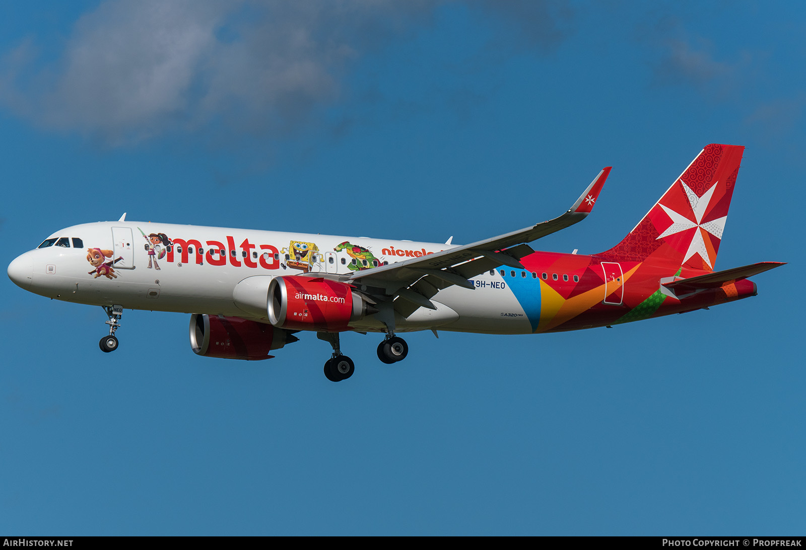 Aircraft Photo of 9H-NEO | Airbus A320-251N | Air Malta | AirHistory.net #562327