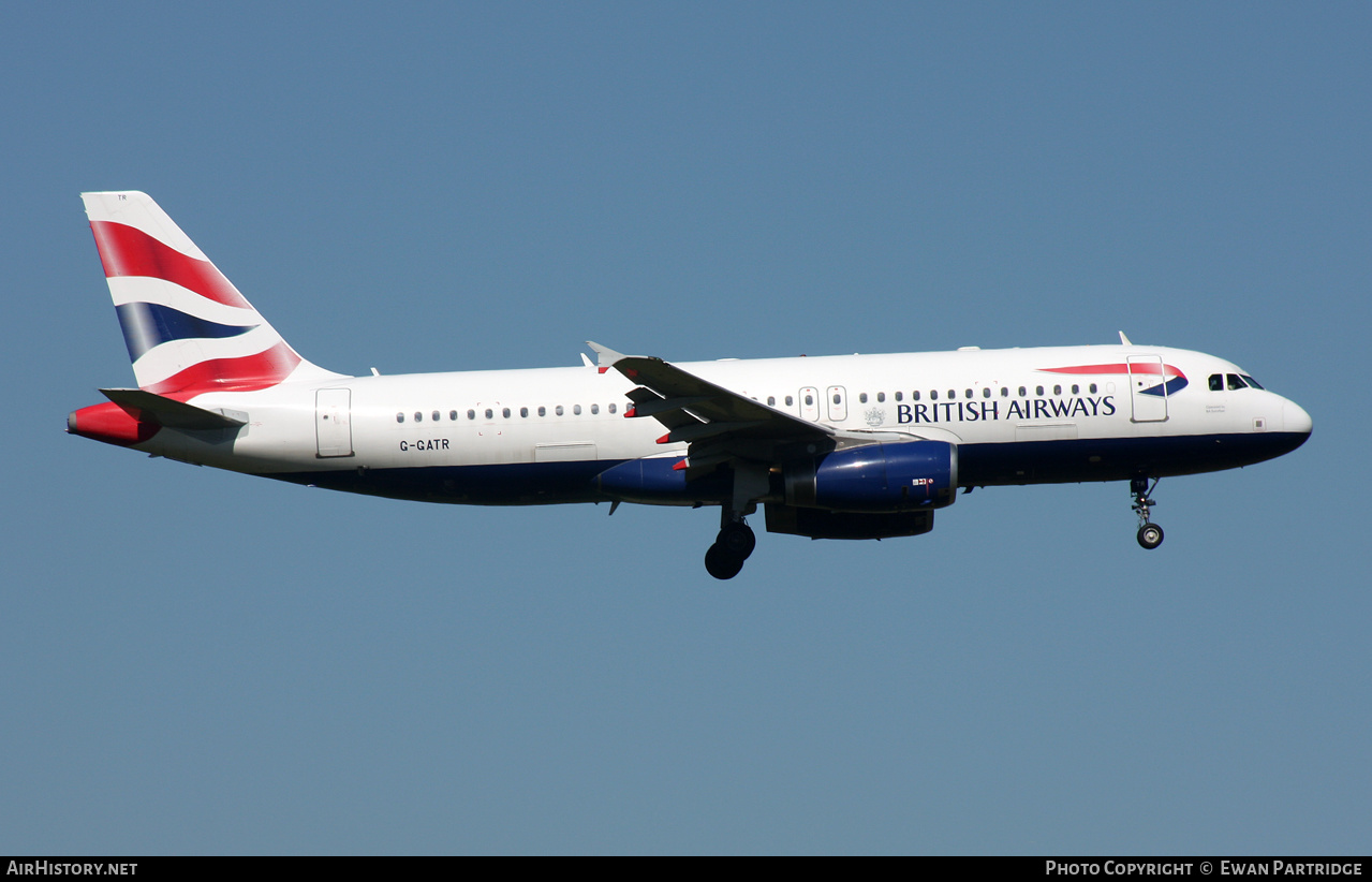 Aircraft Photo of G-GATR | Airbus A320-232 | British Airways | AirHistory.net #562338