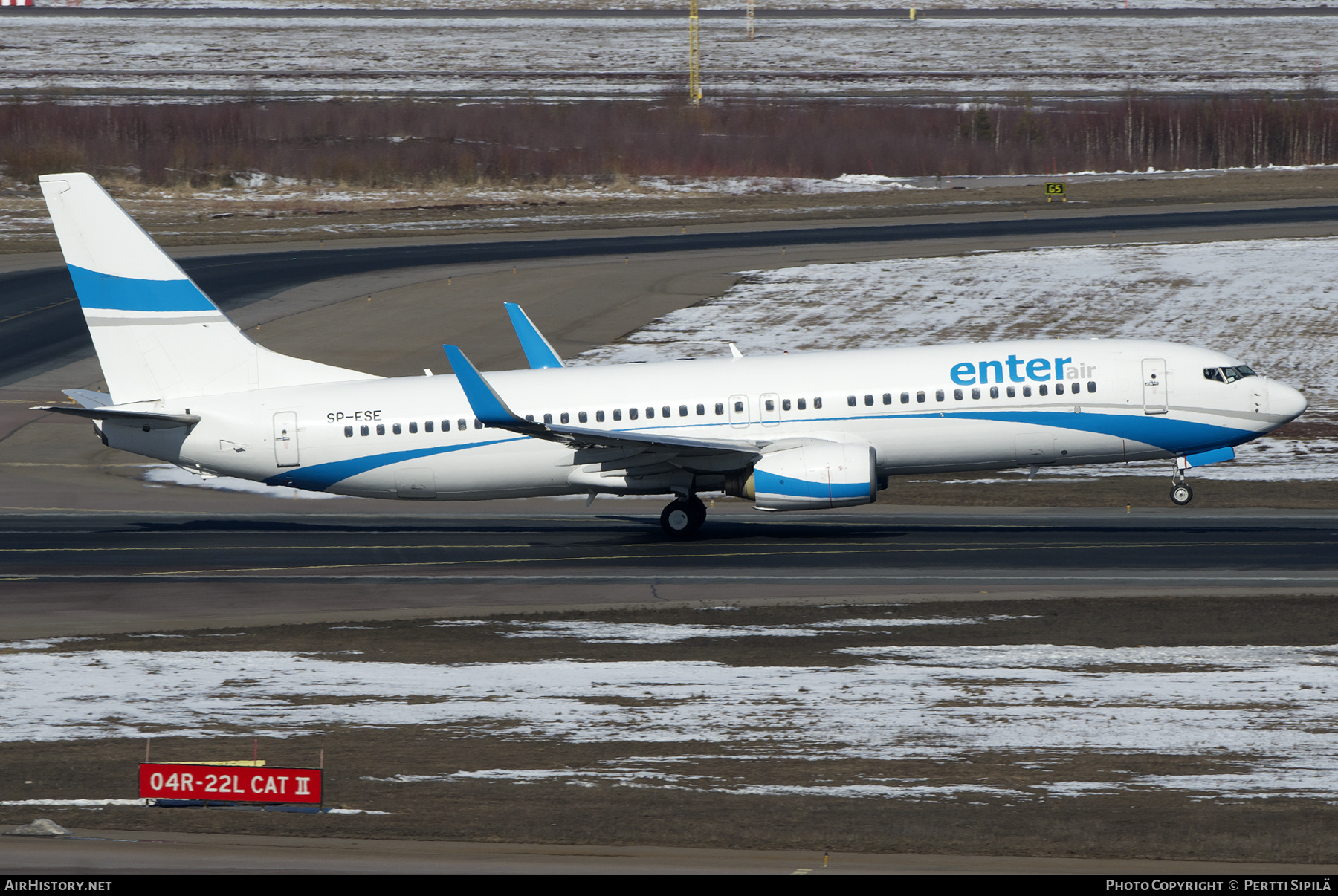 Aircraft Photo of SP-ESE | Boeing 737-8Q8 | Enter Air | AirHistory.net #562346