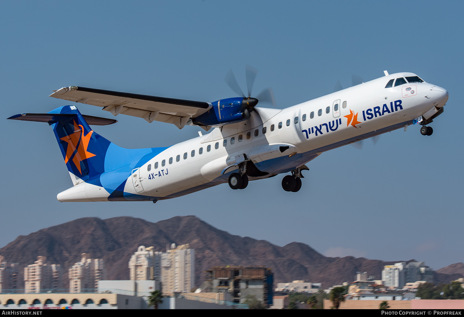 Aircraft Photo of 4X-ATJ | ATR ATR-72-500 (ATR-72-212A) | Israir | AirHistory.net #562367